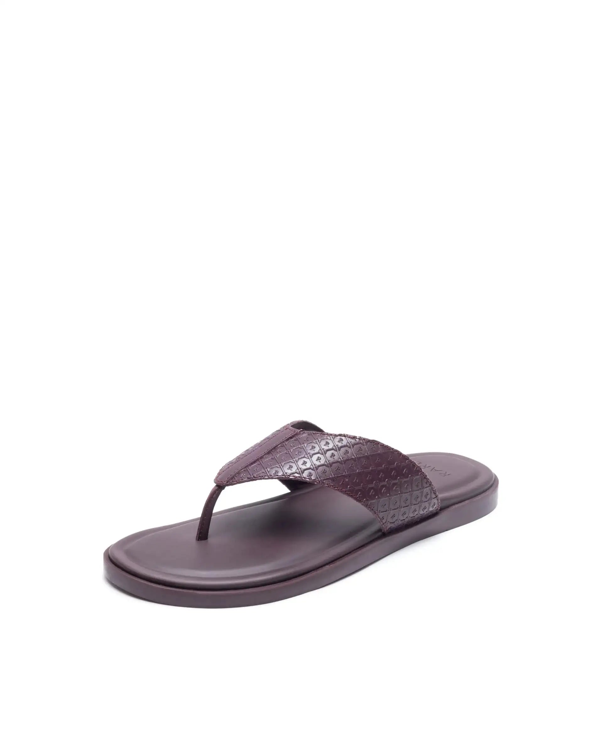Rare Rabbit Men's Starry Bordo Slip-On Closure Sandal