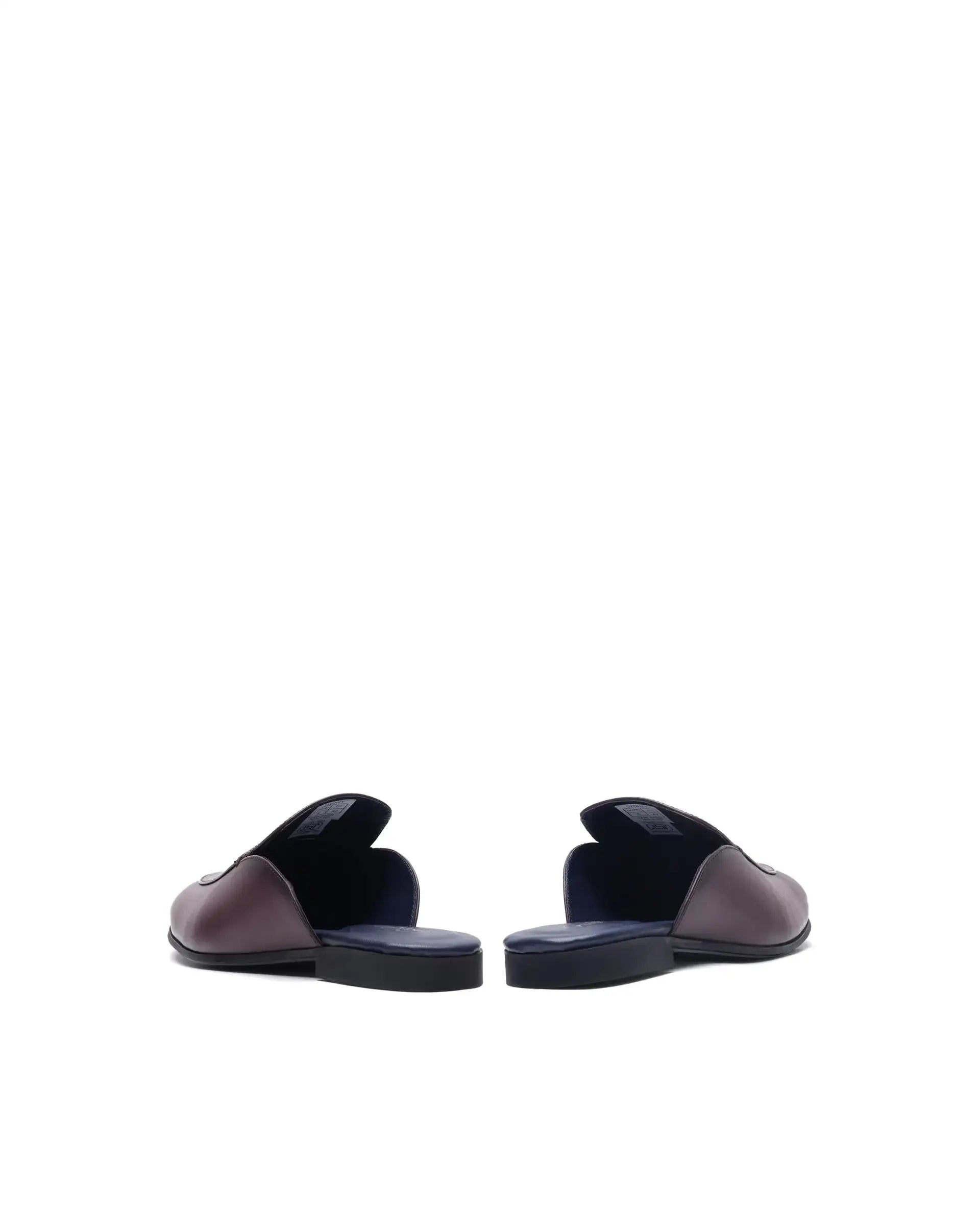 Rare Rabbit Men Sydney Burgundy Slip-On Mule
