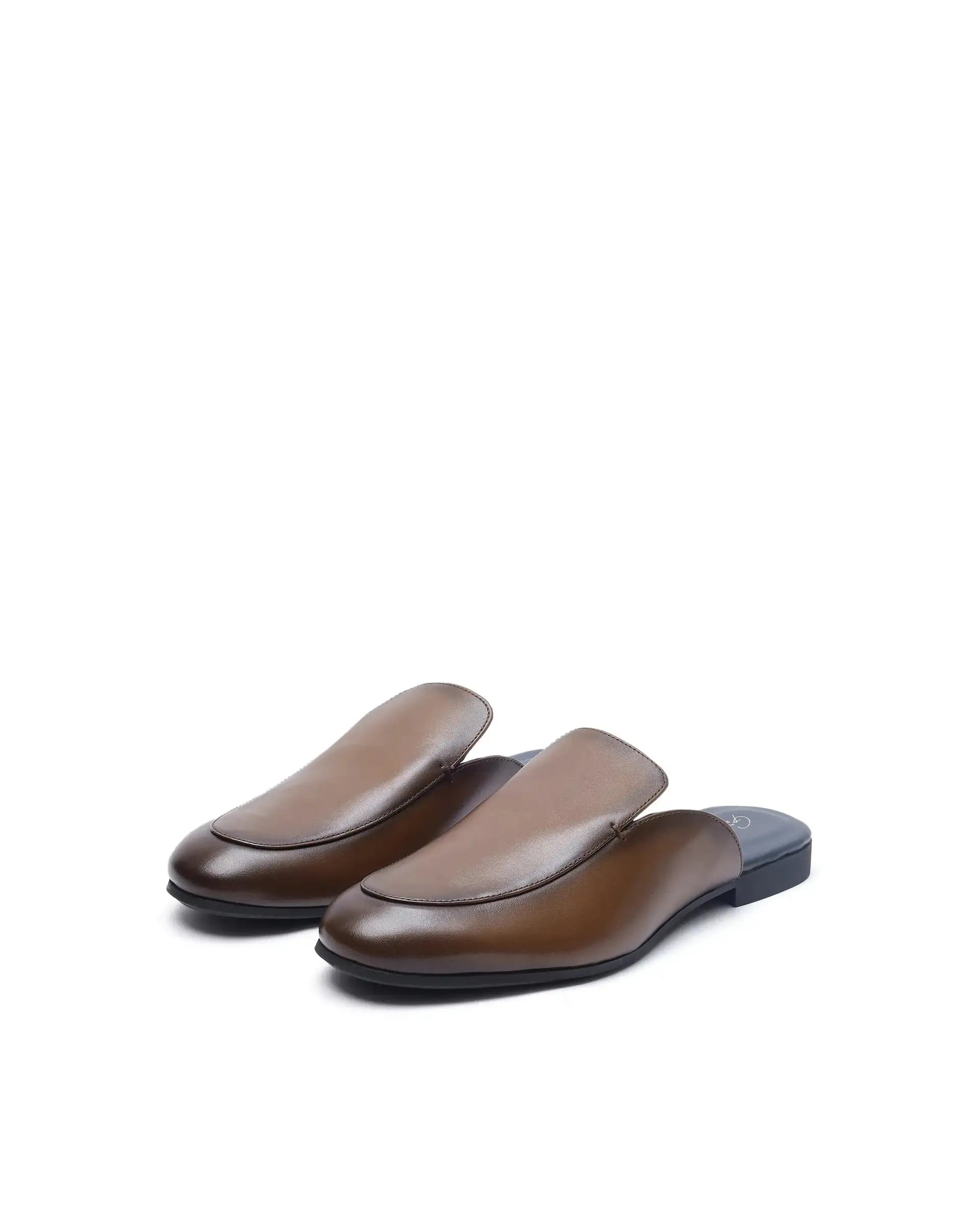 Rare Rabbit Men Sydney Cappacinno Tan Slip-On Mule