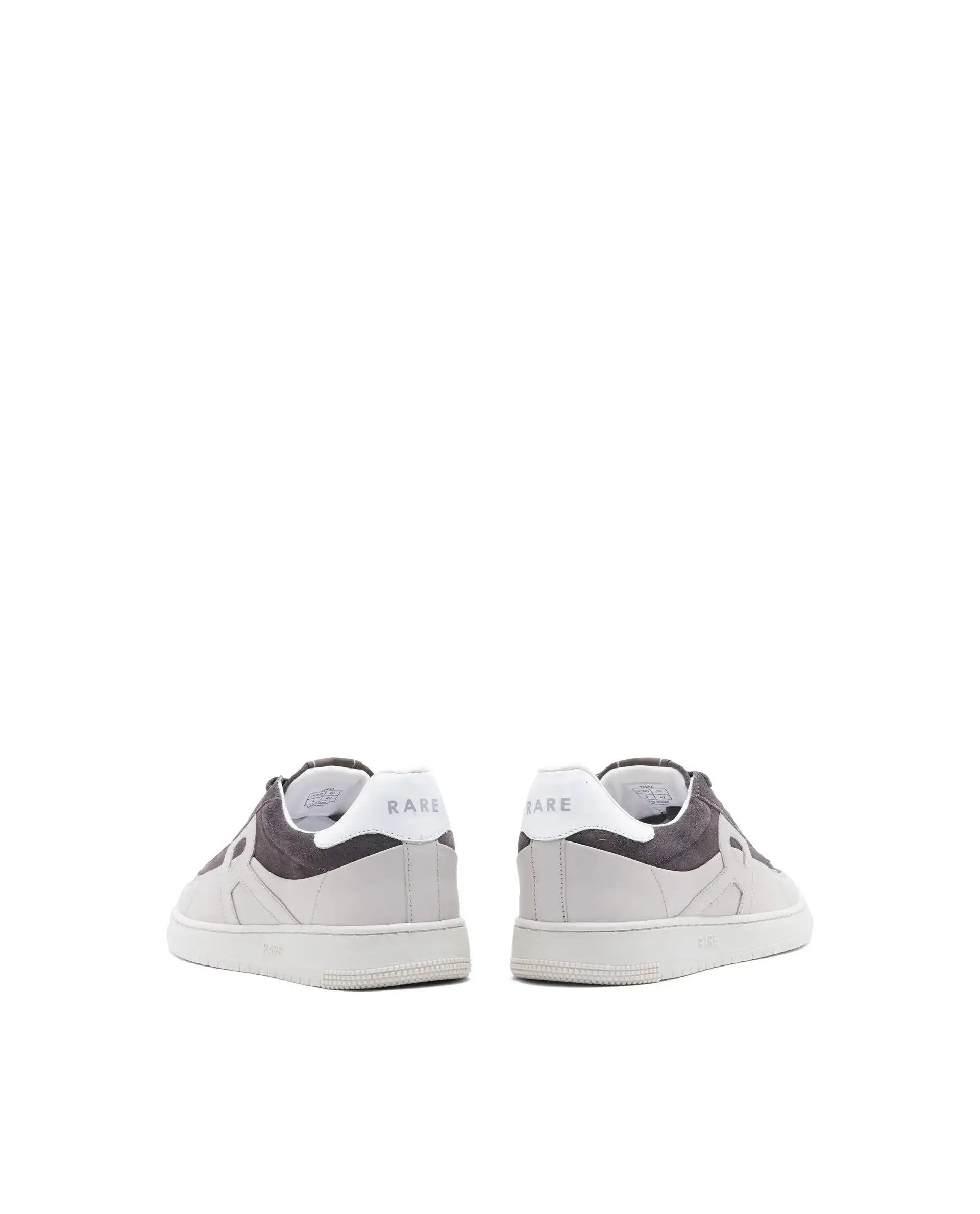 Rare Rabbit Men Terra Taupe Genuine Leather And Suede Upper Low-Top Multi Color Lace-Up Shoes