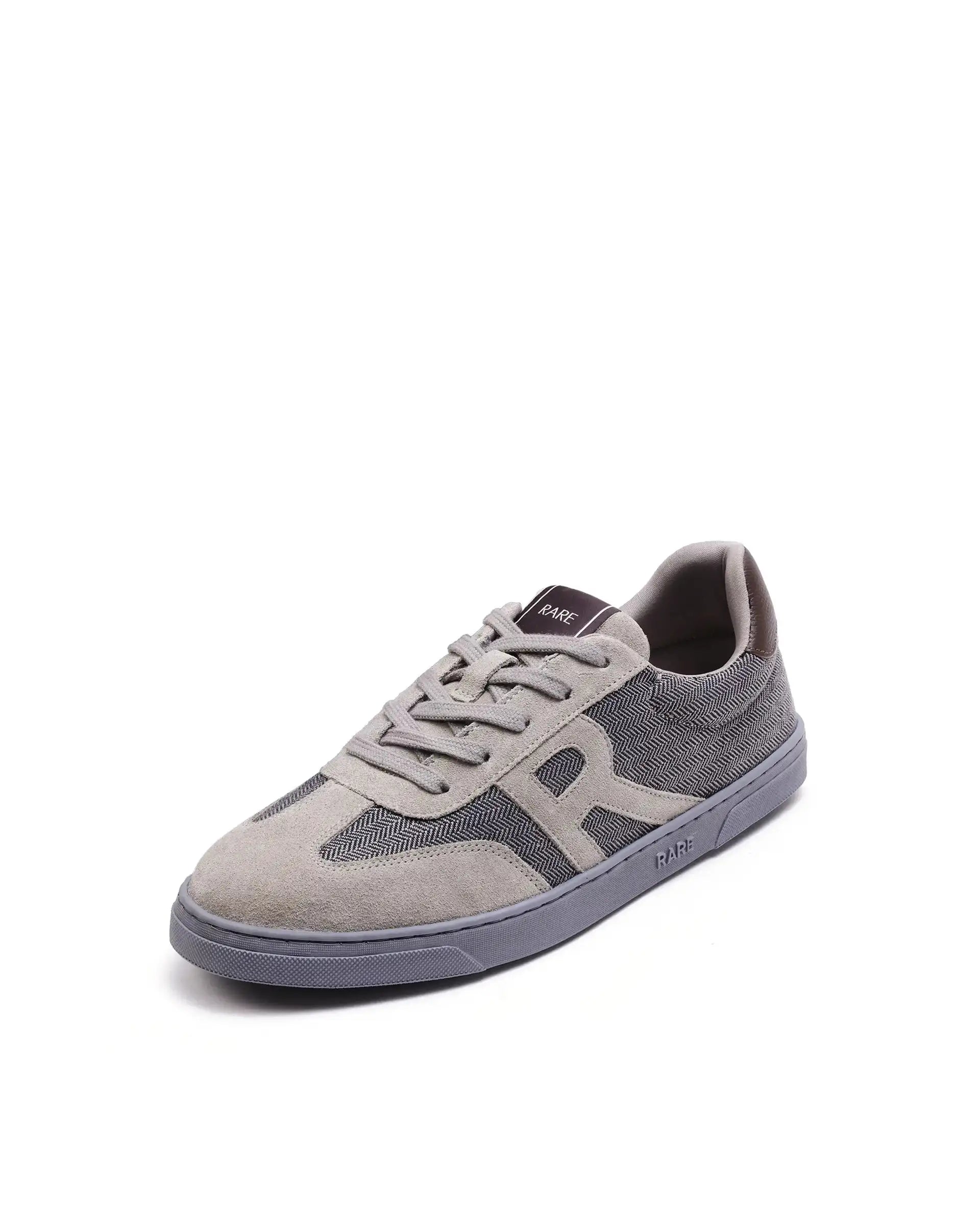Rare Rabbit Men's Tote Grey Suede Leather Sneaker