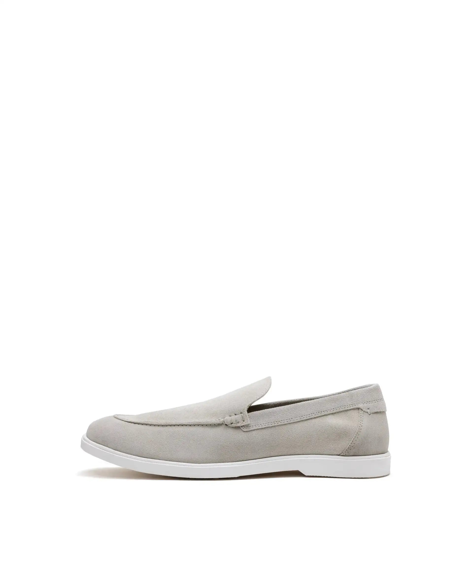 Rare Rabbit Men Velour Sand Suede Leather Slip-On Closure Loafer