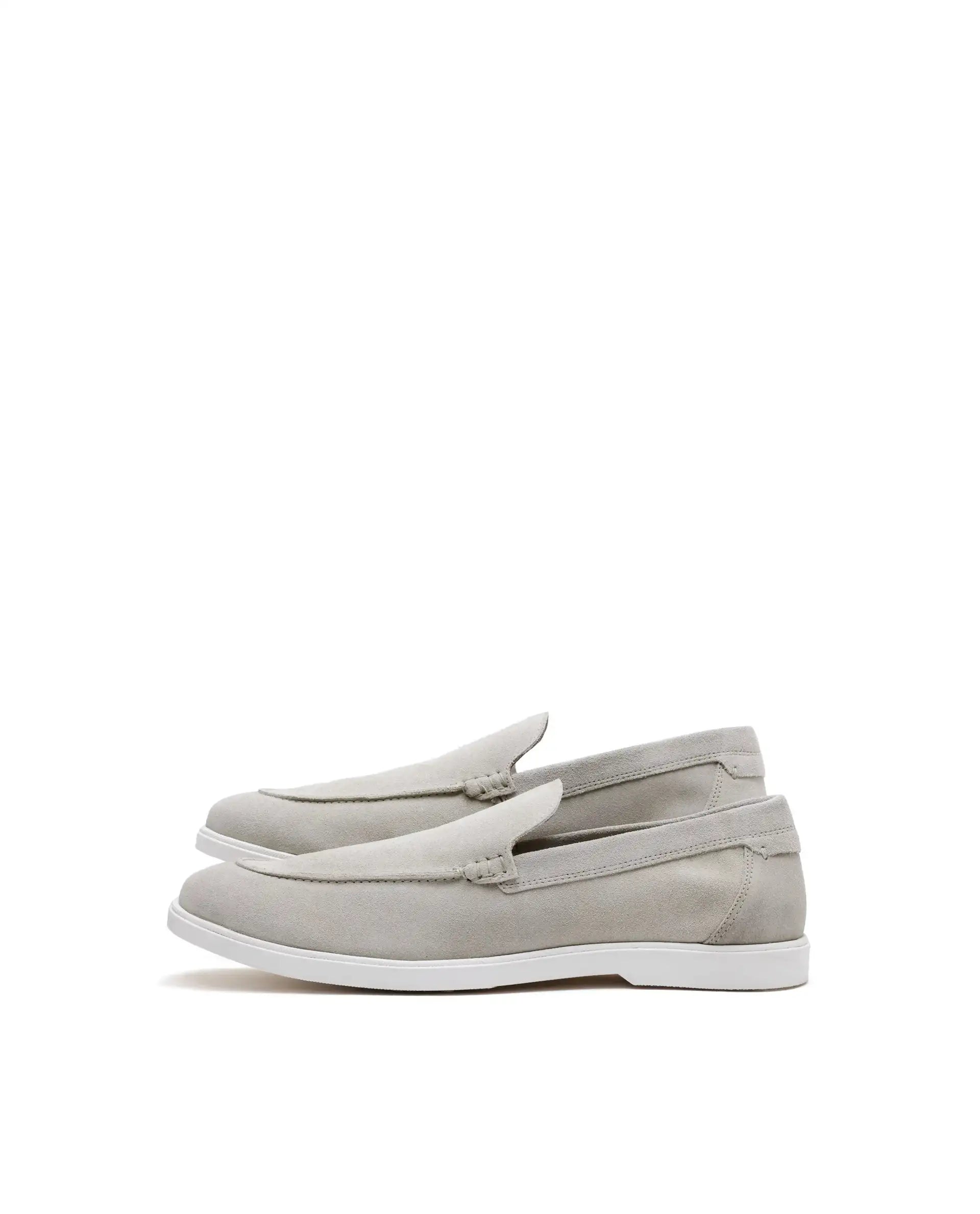 Rare Rabbit Men Velour Sand Suede Leather Slip-On Closure Loafer