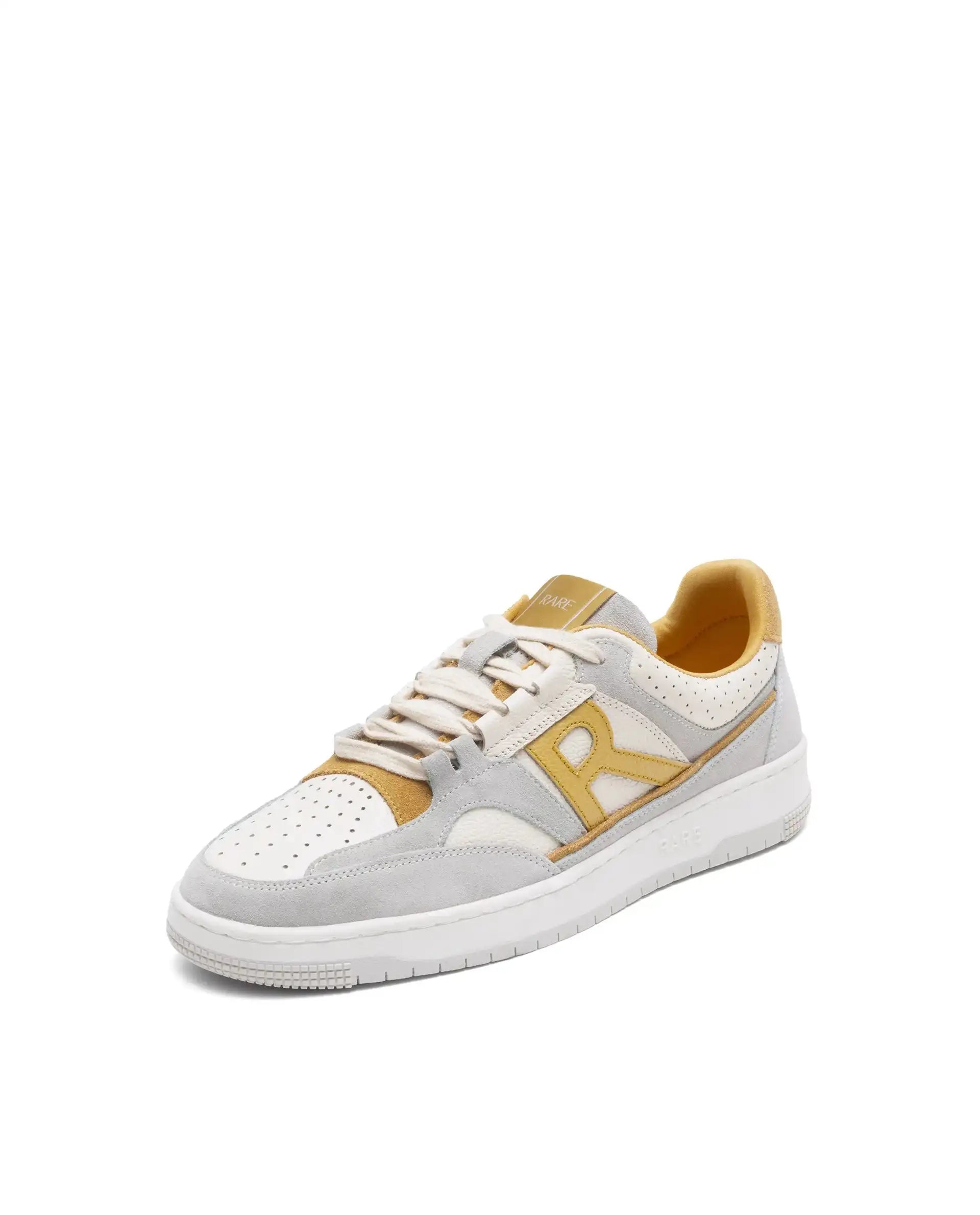 Rare Rabbit Men's Volga Grey Plain Shoes