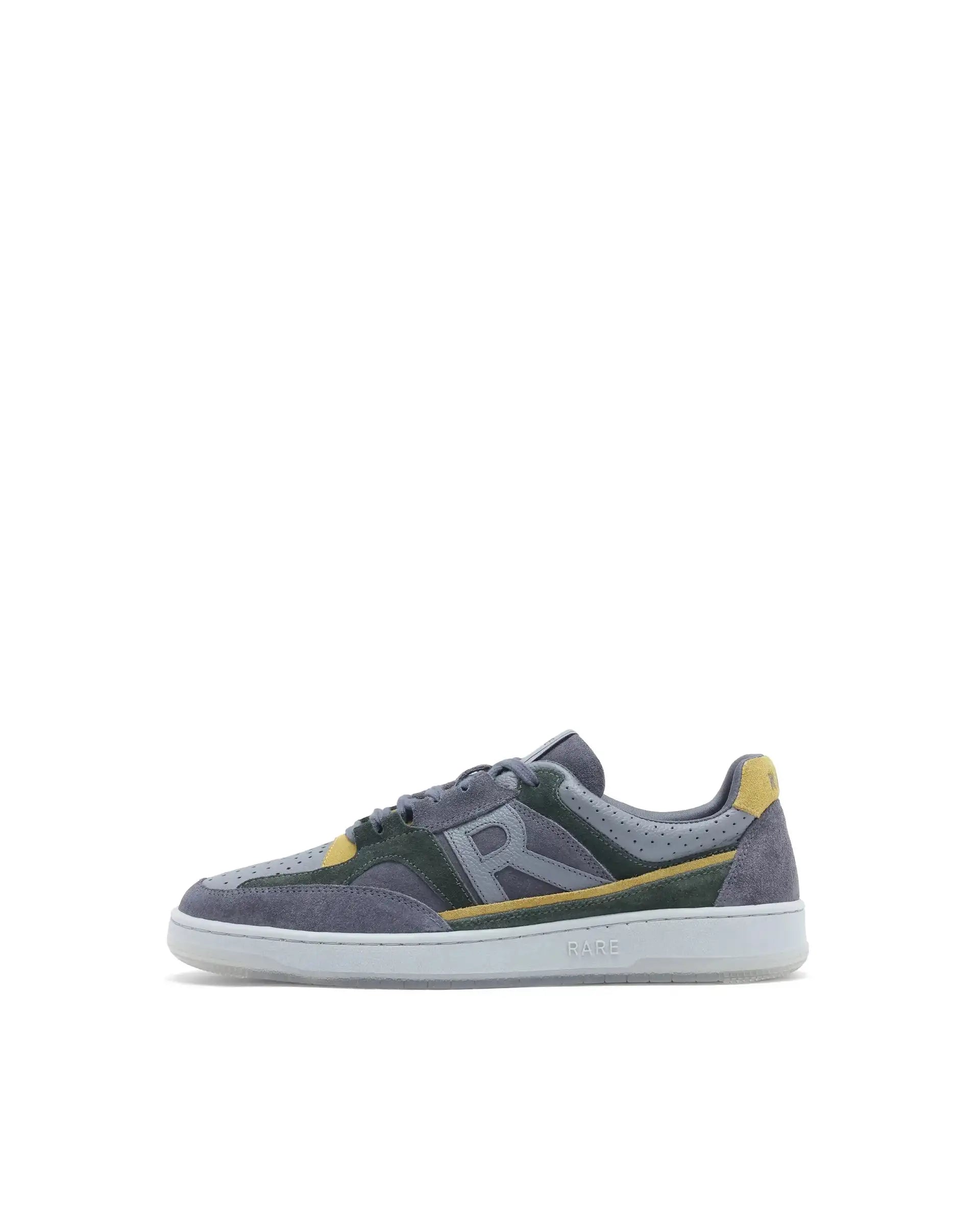 Rare Rabbit Men Voyage Dark Grey Lace-Up Closure Sneaker