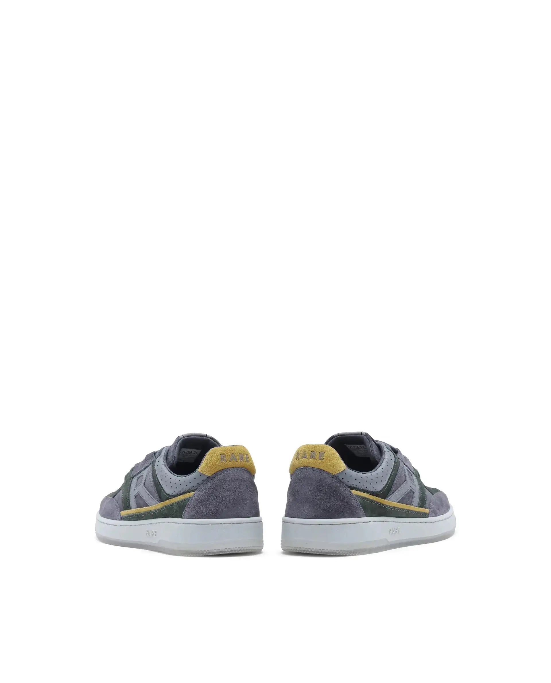 Rare Rabbit Men Voyage Dark Grey Lace-Up Closure Sneaker