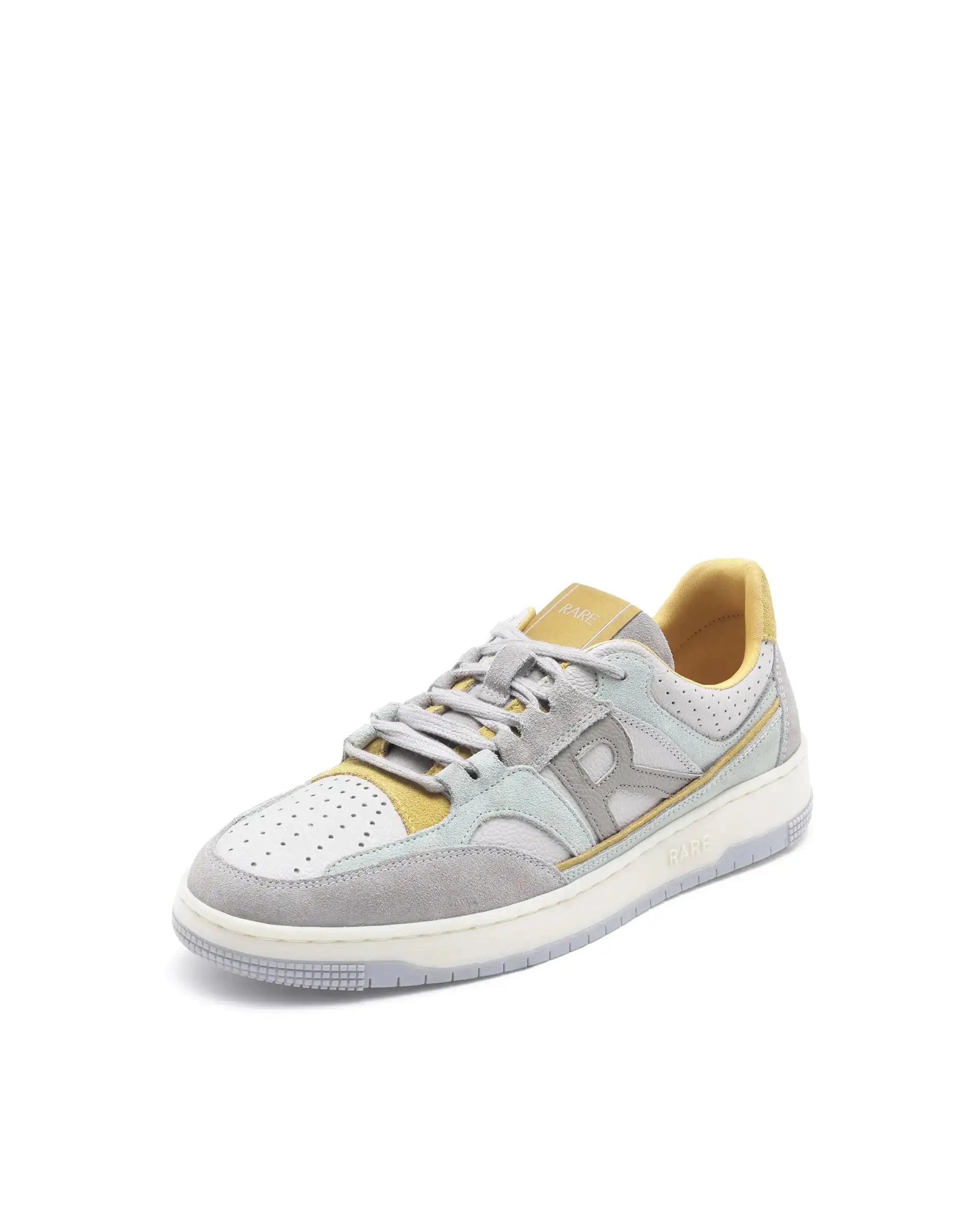 Rare Rabbit Men's Voyage Green Plain Shoes