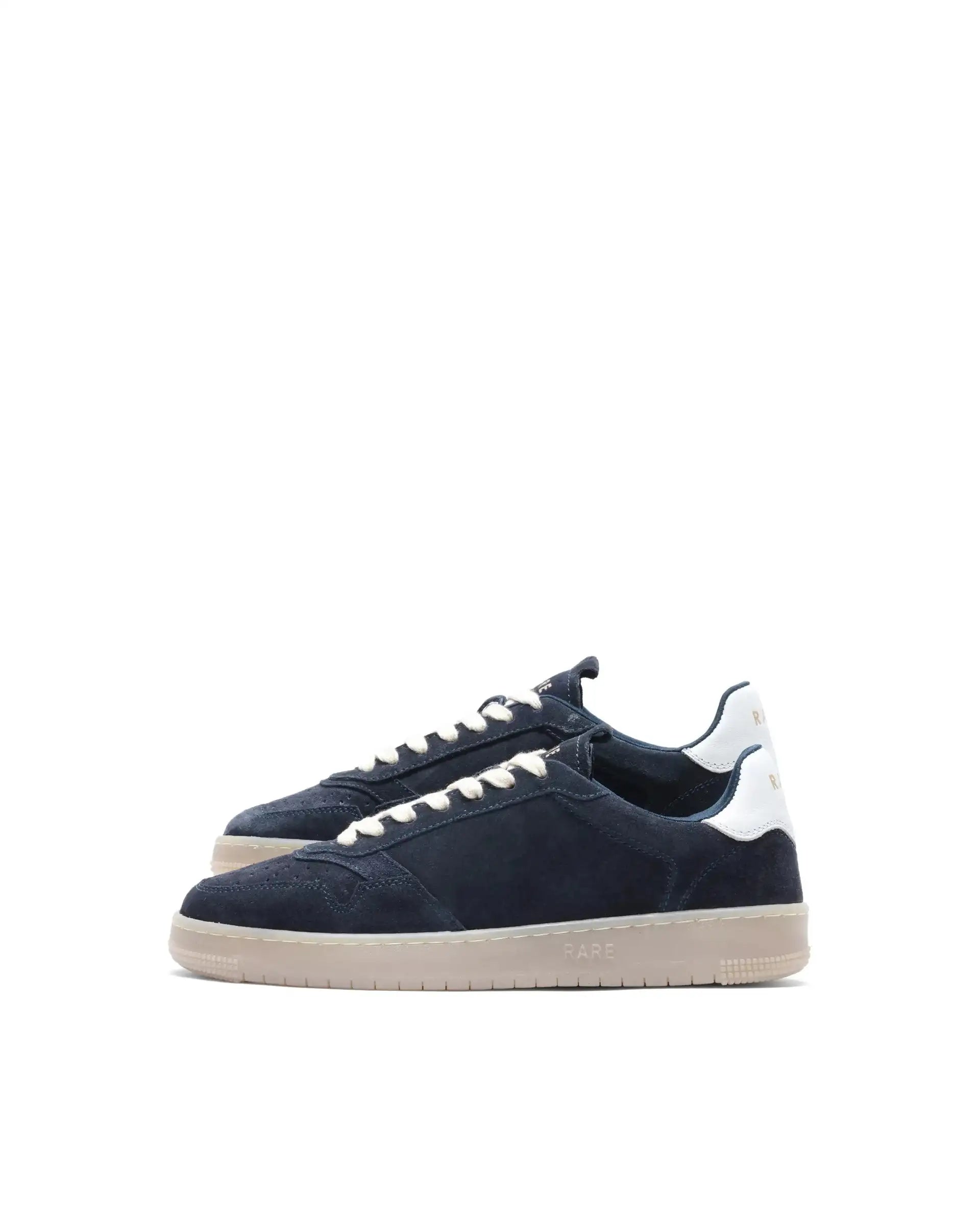 Rare Rabbit Men's Woolton-2 Navy Lace-Up Closure Sneaker