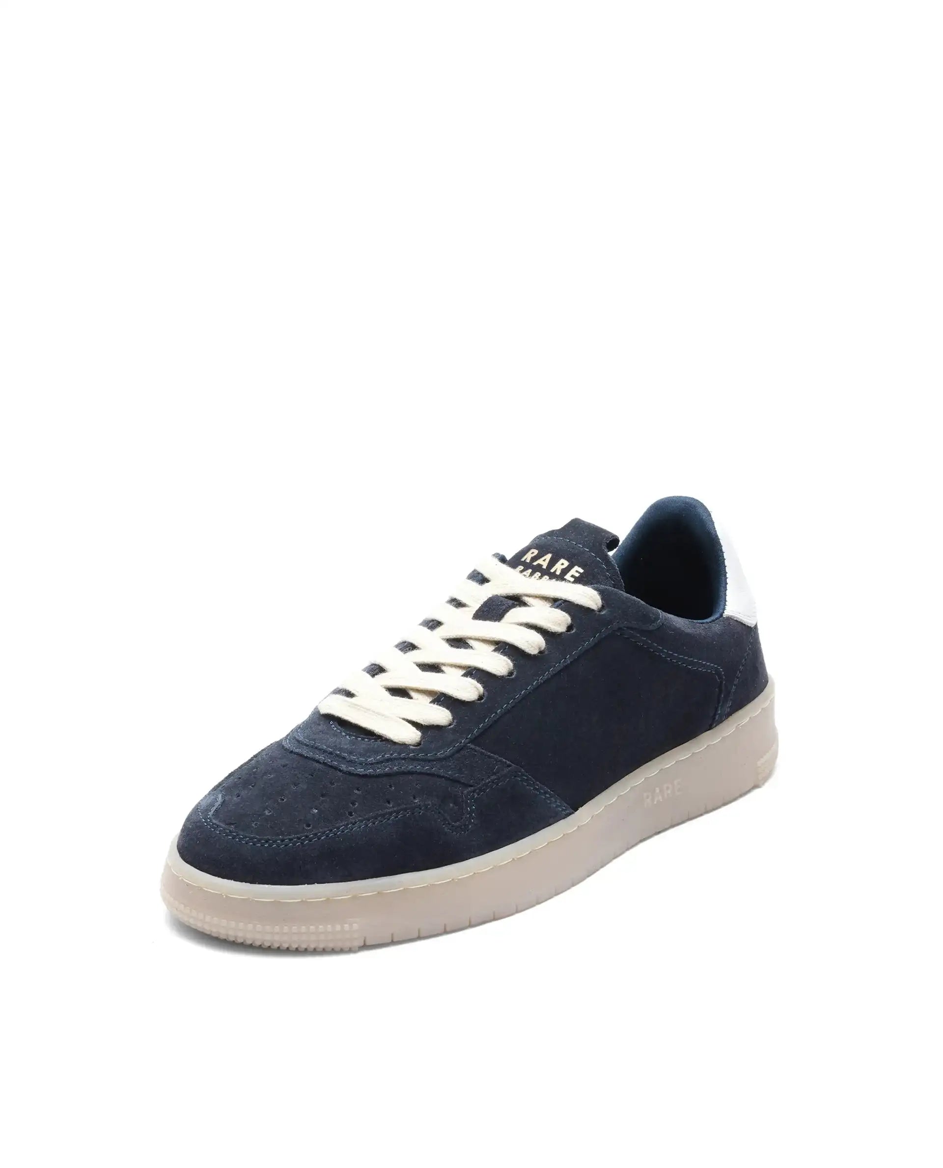 Rare Rabbit Men's Woolton-2 Navy Lace-Up Closure Sneaker