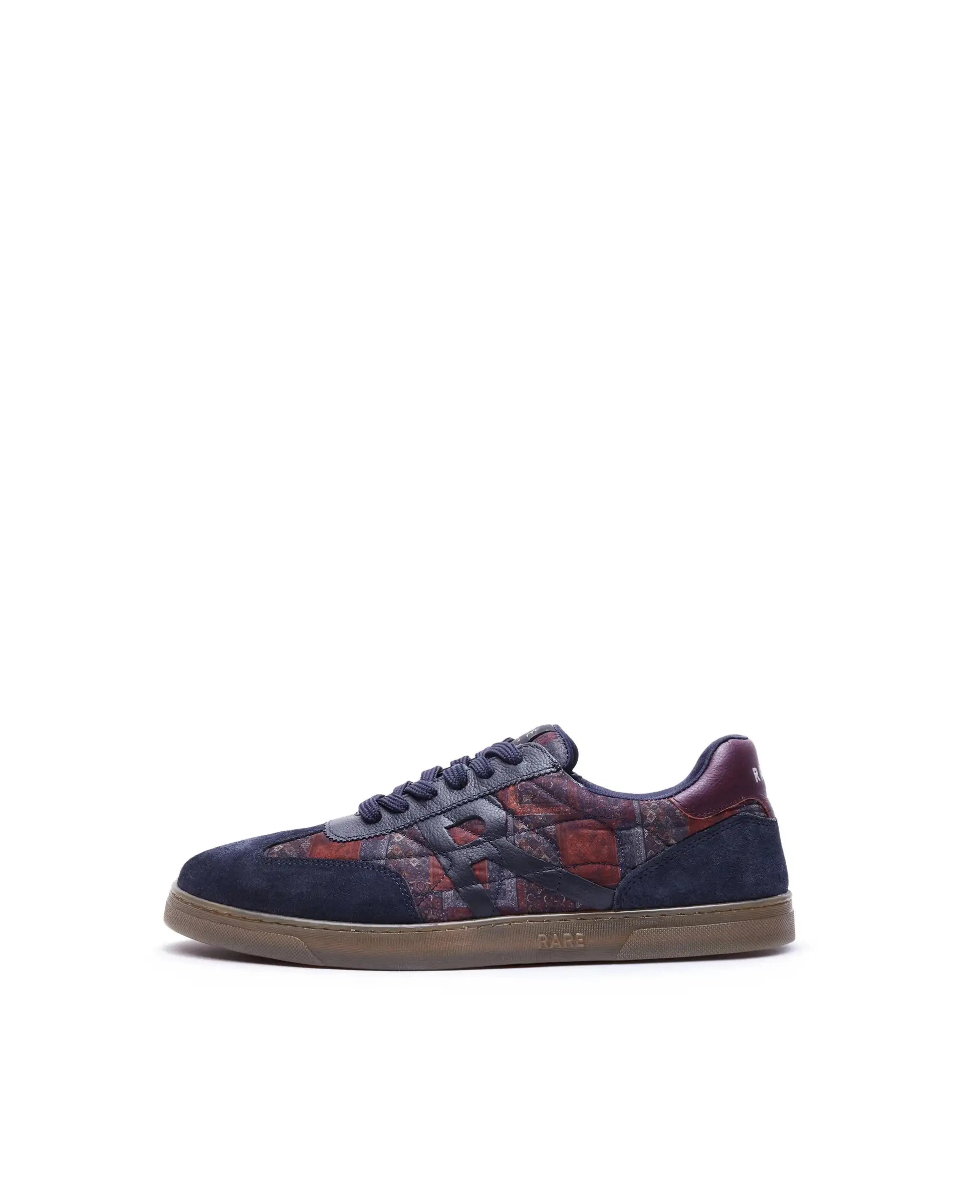Rare Rabbit Men Yarn Dark Blue Leather Lace-Up Closure Shoes