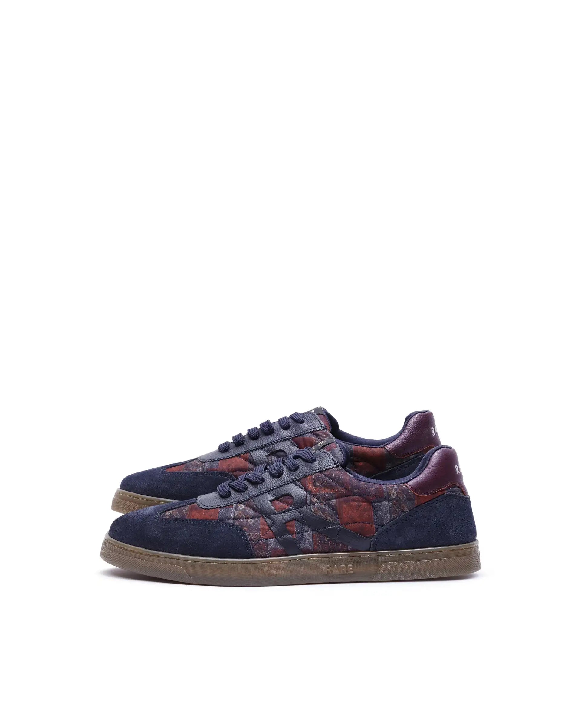 Rare Rabbit Men Yarn Dark Blue Leather Lace-Up Closure Shoes