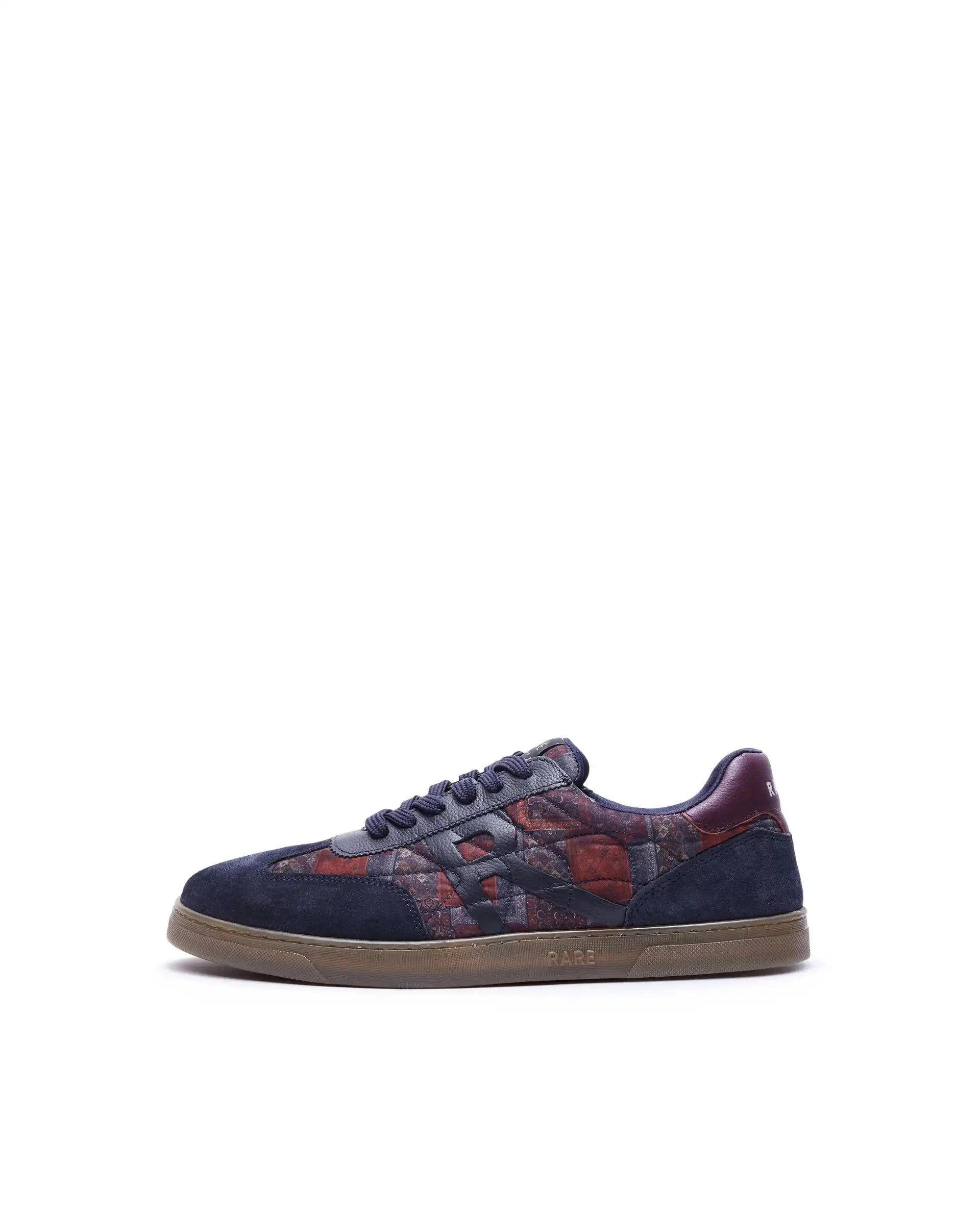 Rare Rabbit Men Yarn Dark Blue Leather Lace-Up Closure Shoes
