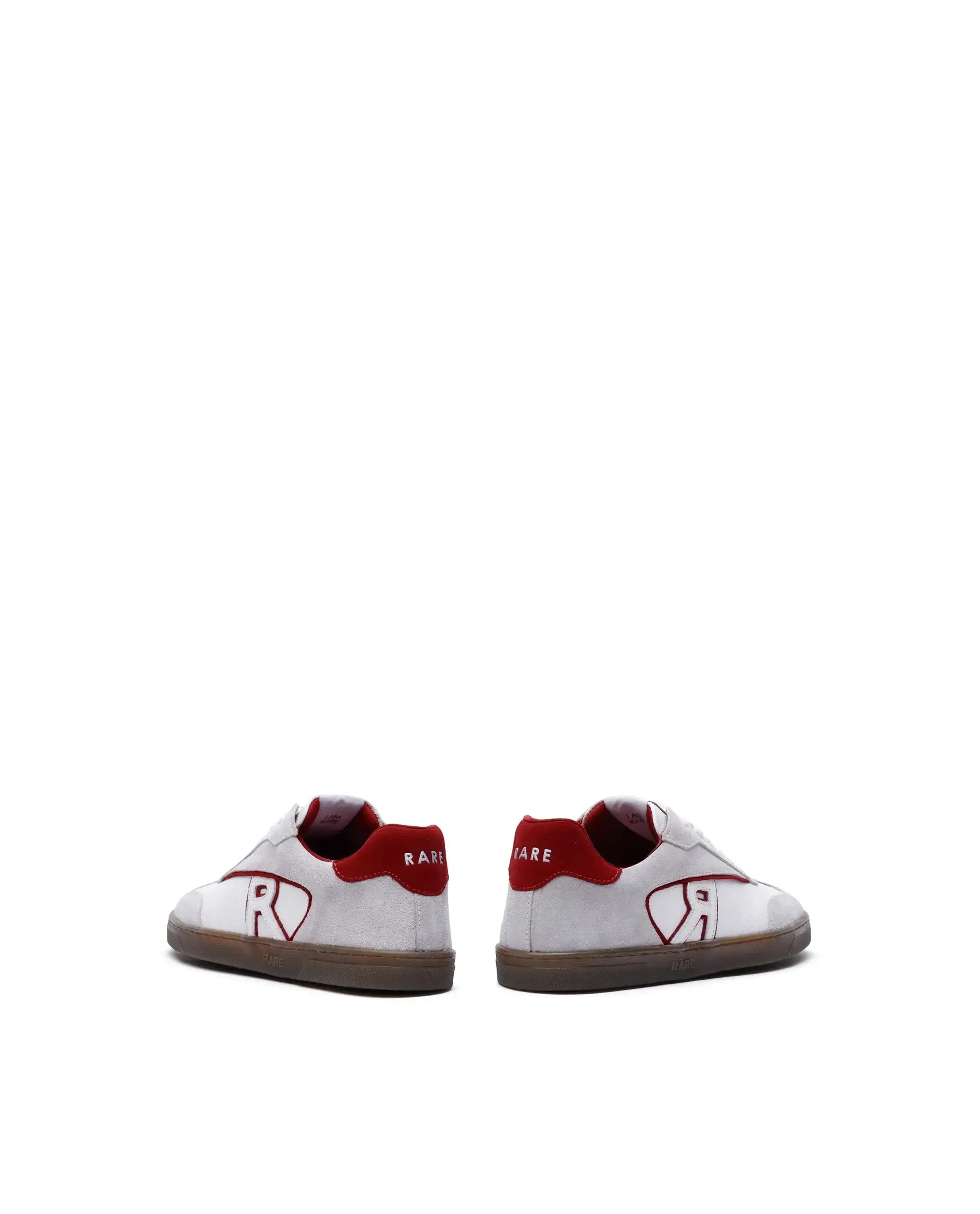 Rare Rabbit Men's Zoop Maroon Leather Lace-Up Closure Sneaker