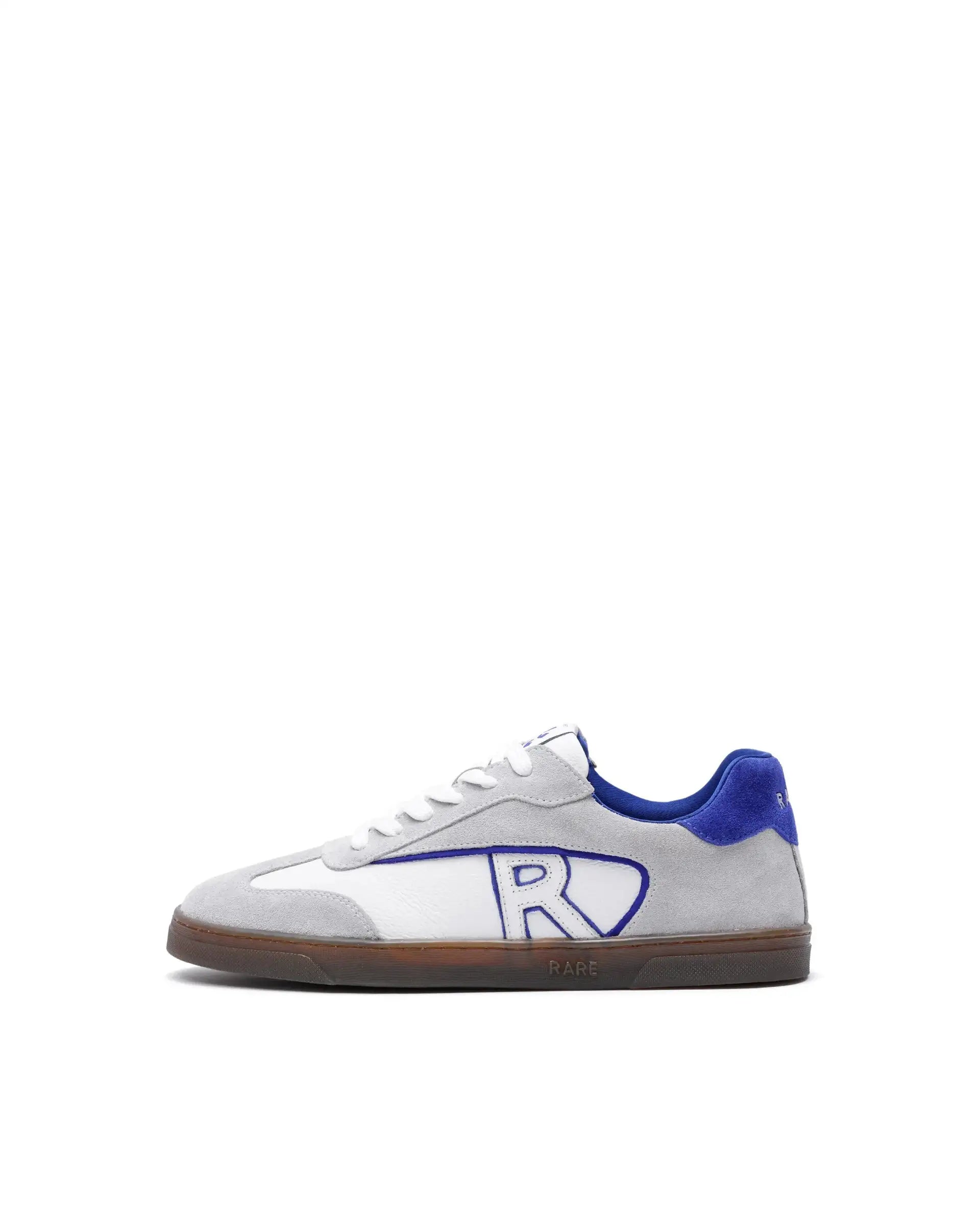 Rare Rabbit Men's Zoop White Leather Lace-Up Closure Sneaker