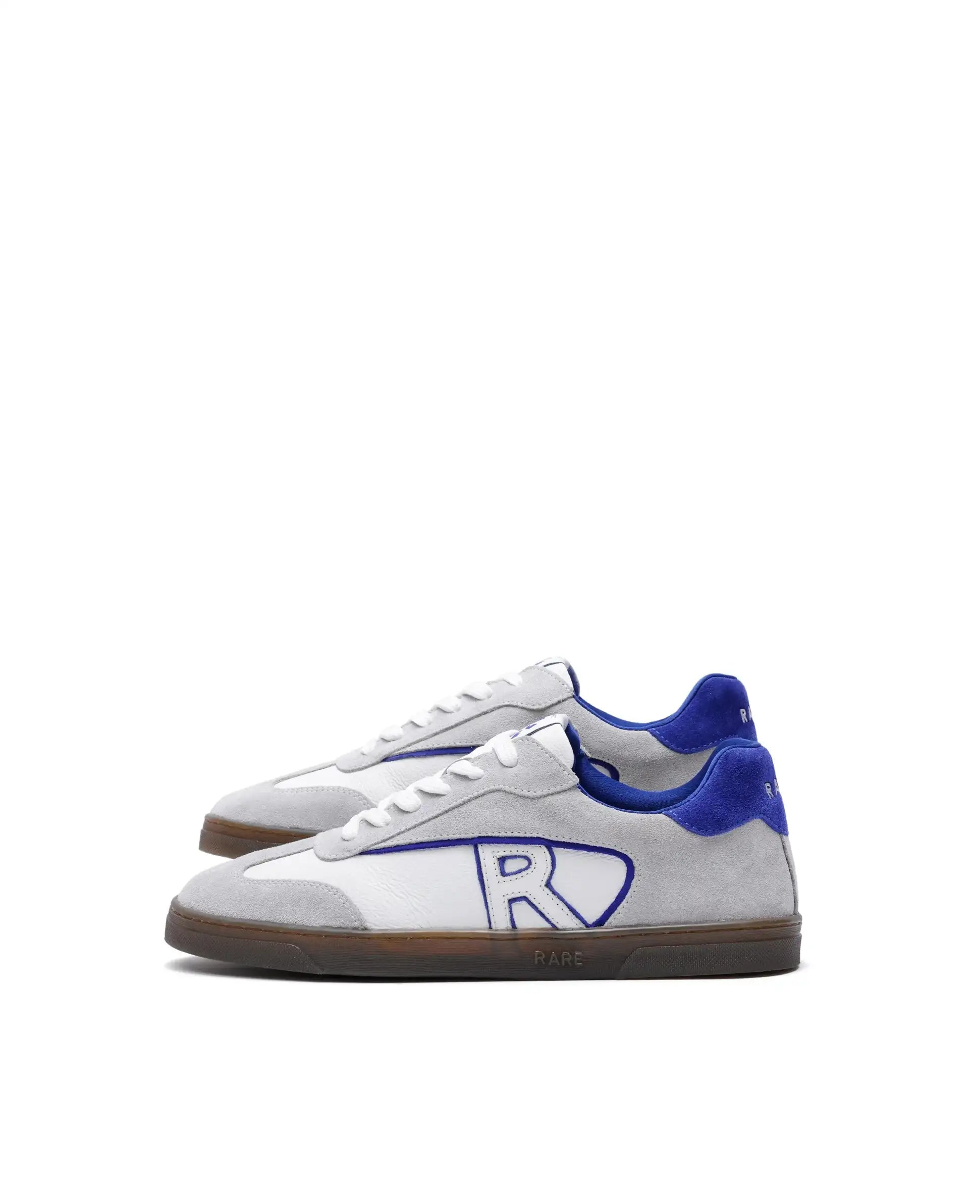 Rare Rabbit Men's Zoop White Leather Lace-Up Closure Sneaker
