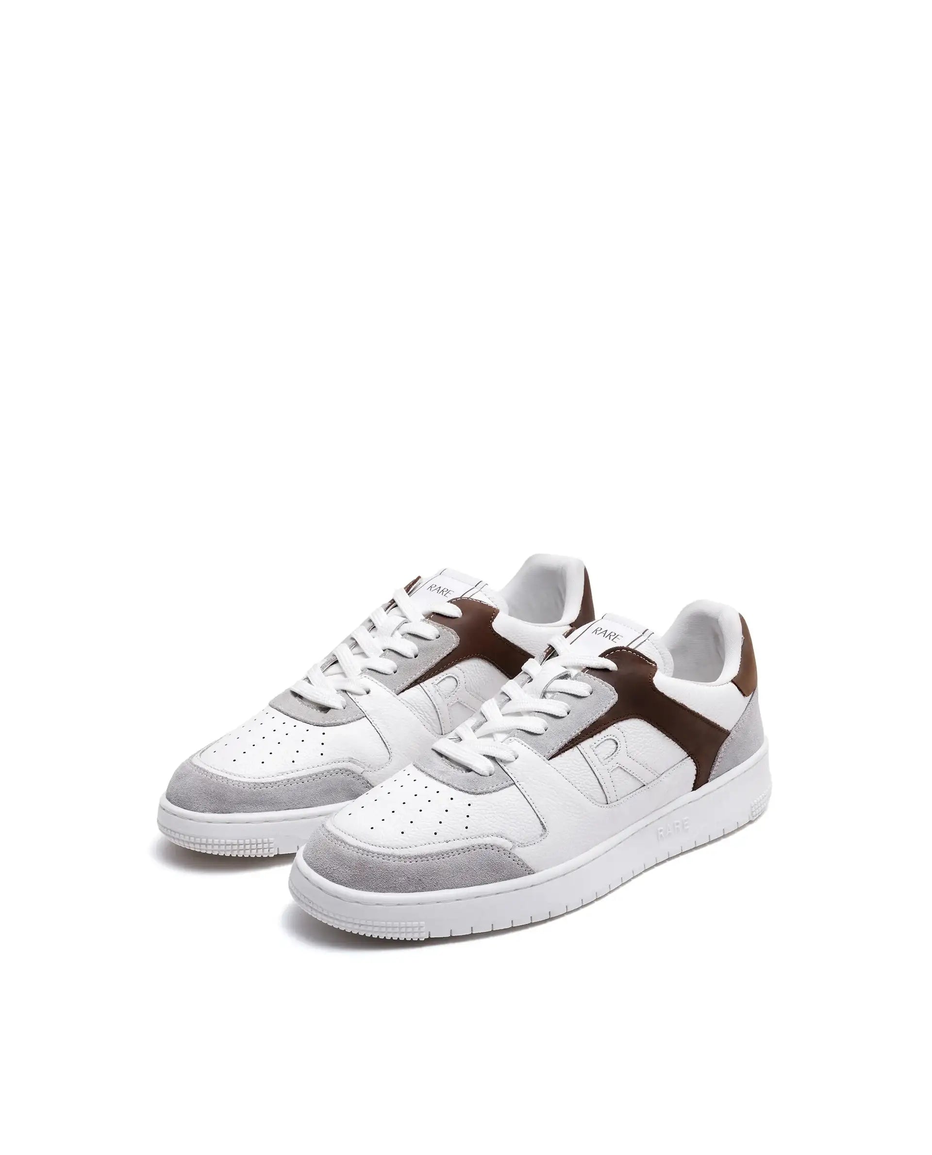 Rare Rabbit Men's Zouk Brown Lace-Up Closure Sneaker