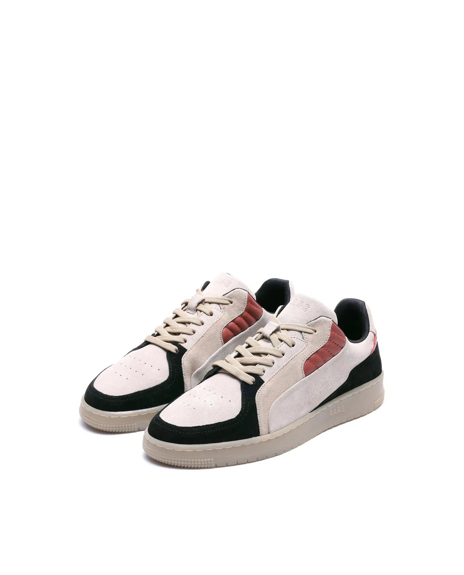 Rare Rabbit Men's Zwag Beige Suede Sneaker