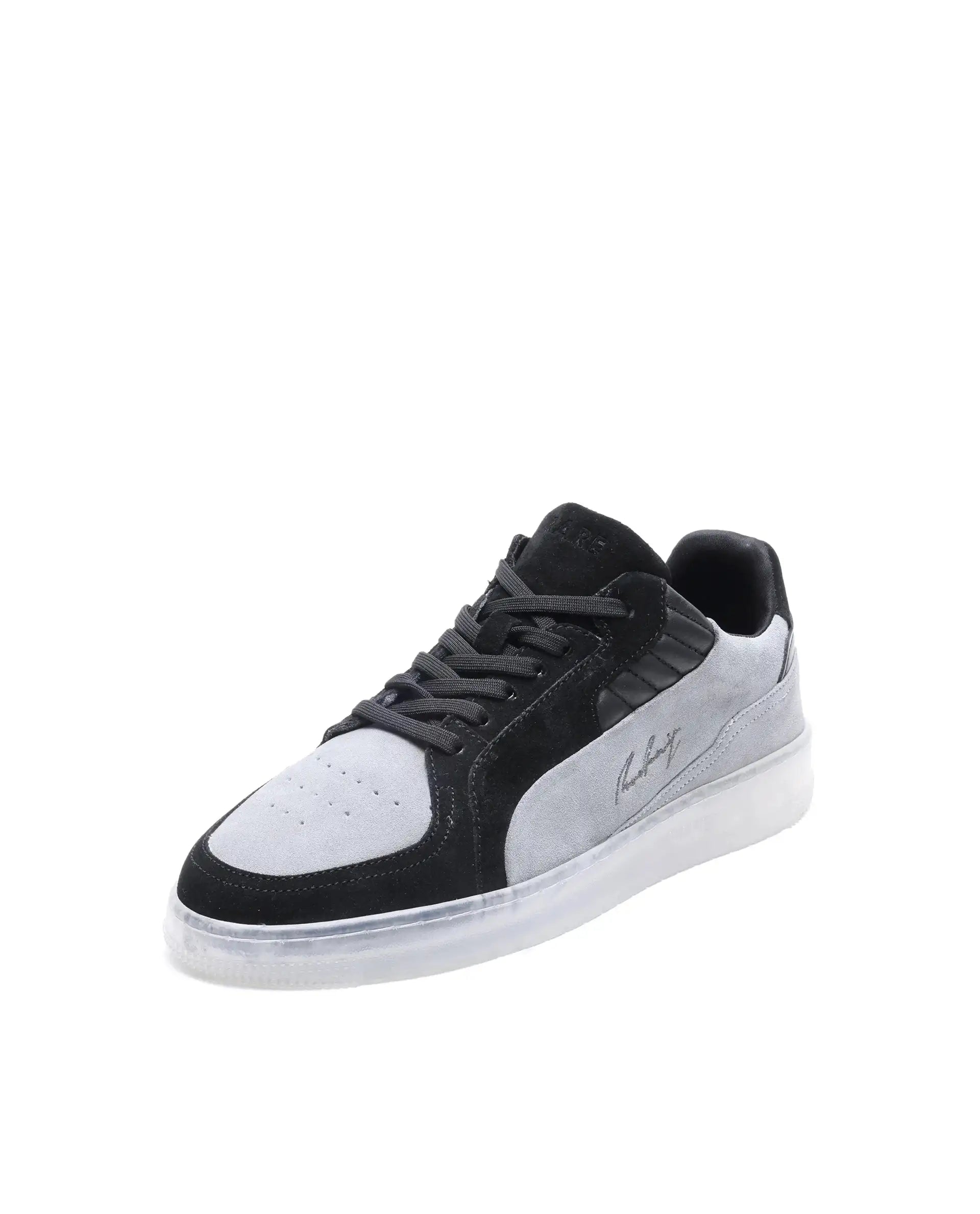 Rare Rabbit Men's Zwag Grey Suede Sneaker