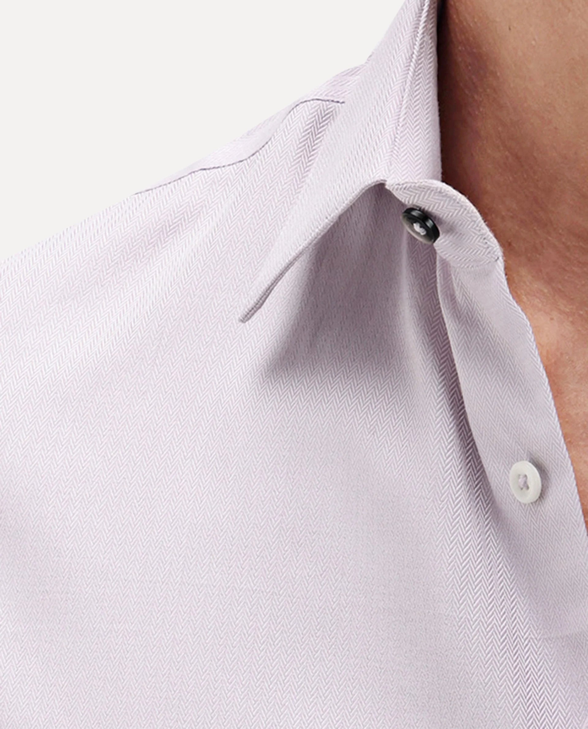 Rare Rabbit Men's Giro Light Purple Cotton Full Sleeve Spread Collar Regular Fit Plain Shirt