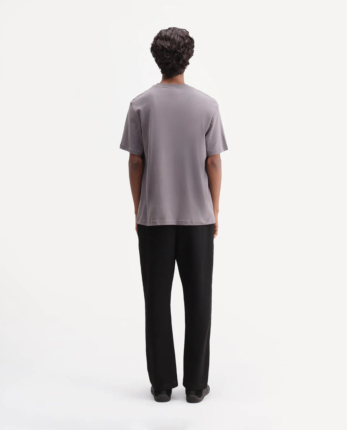 Rare Rabbit Men's Costo-T-A26 Black Cotton Blend Relaxed Plain Track Pant