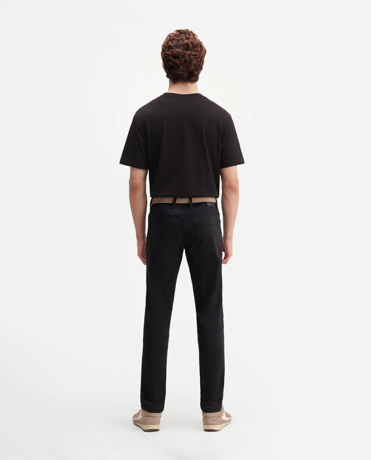 Rare Rabbit Men's Kor B Primary Black Cotton Blend Hawk Slim Plain Jeans