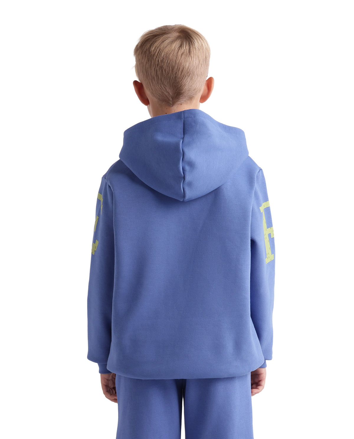 Rare Ones Kids Placo Light Purple Cotton Blend Fabric Hooded Pull-On Closure Oversized Fit Hd Print Sweatshirt