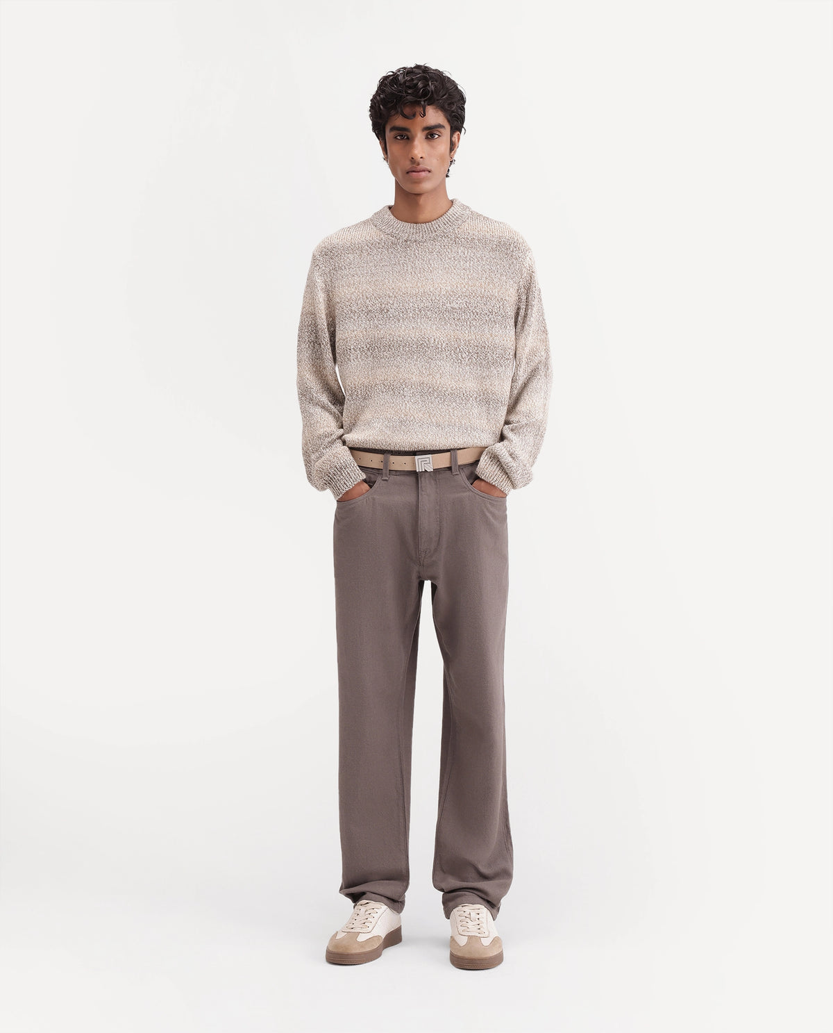 Rare Rabbit Men's Zola Dusky Olive Cotton Morris Regular Plain Jeans
