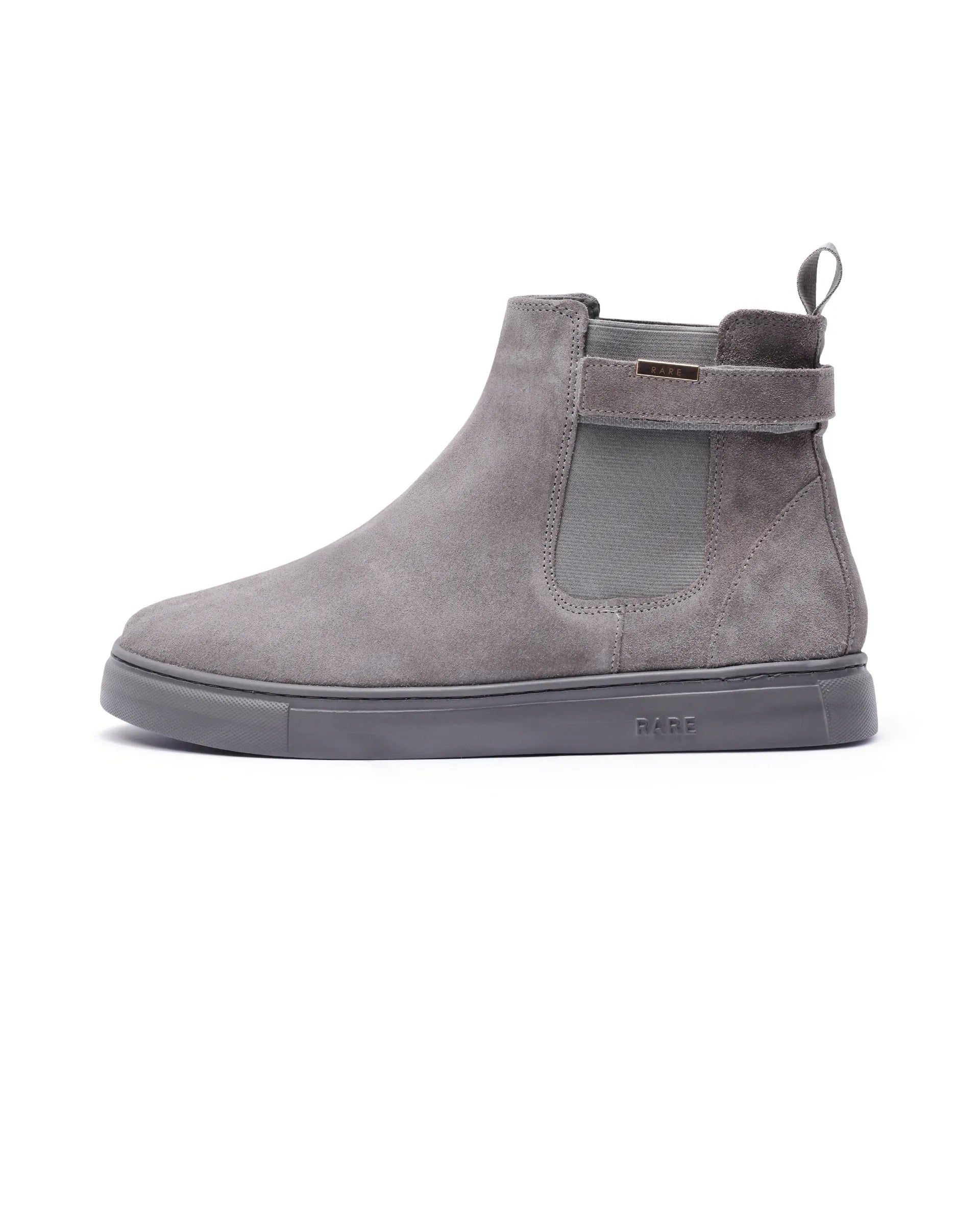 Rare Rabbit Men Berus Grey Suede Lace-Up Closure Shoes