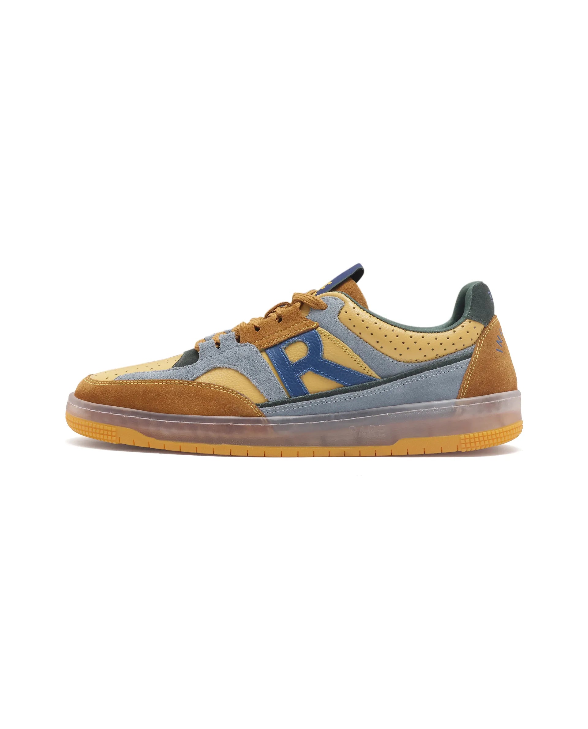 Rare Rabbit Men Inferno Yellow Lace-Up Closure Sneaker