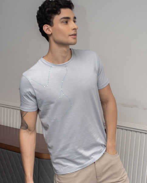 ASKET - T-Shirt White - Cotton - Mens