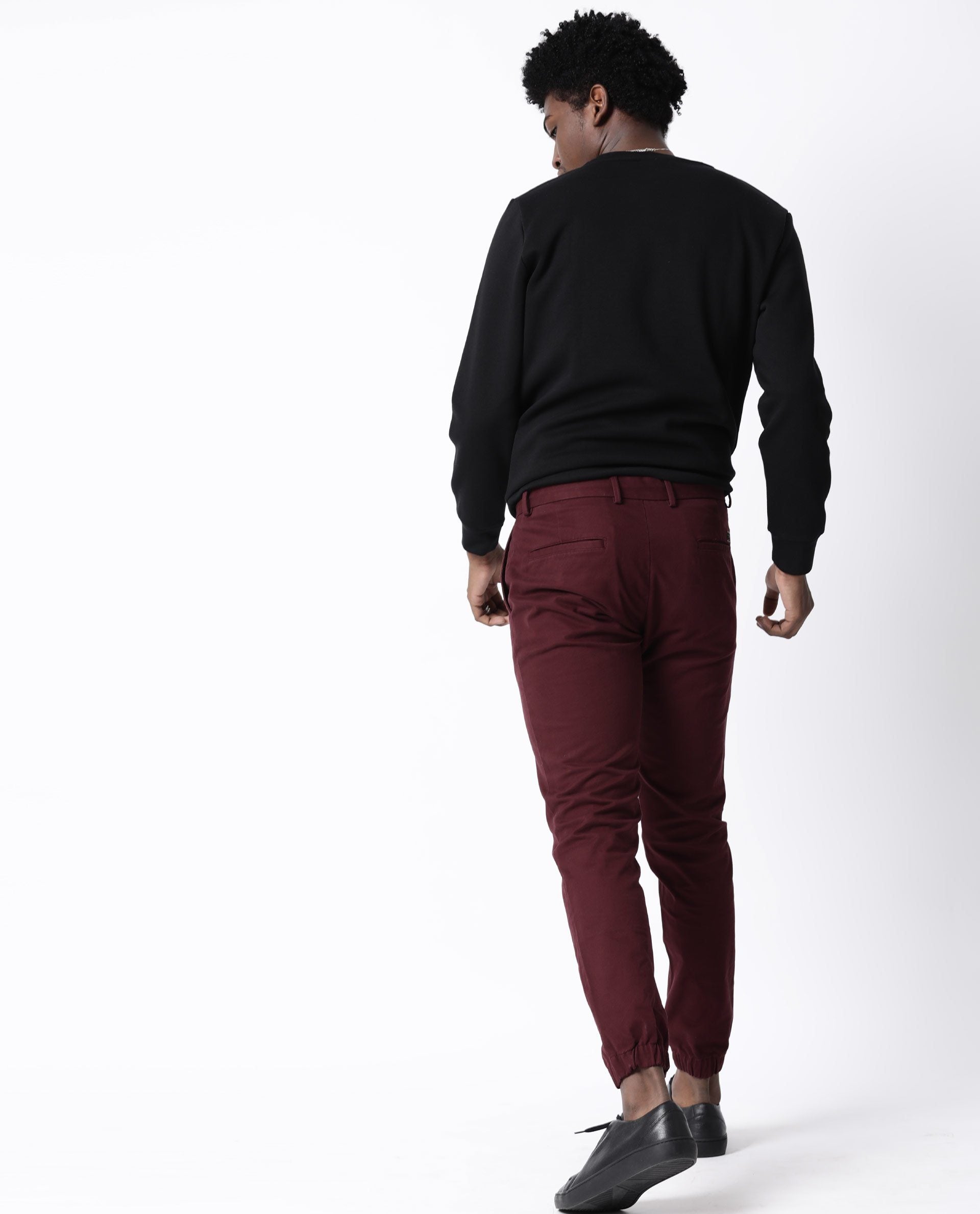 Rare Rabbit Tayla Primary Black Sweatshirt Cotton Poly Fabric Full Sleeve Crew Neck Slim Fit