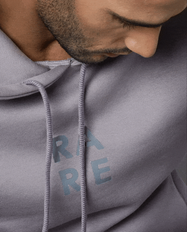 RARE RABBIT LOGGS PRIMARY PURPLE SWEATSHIRT COTTON POLY FABRIC FULL SLEEVE HOODIE SLIM FIT