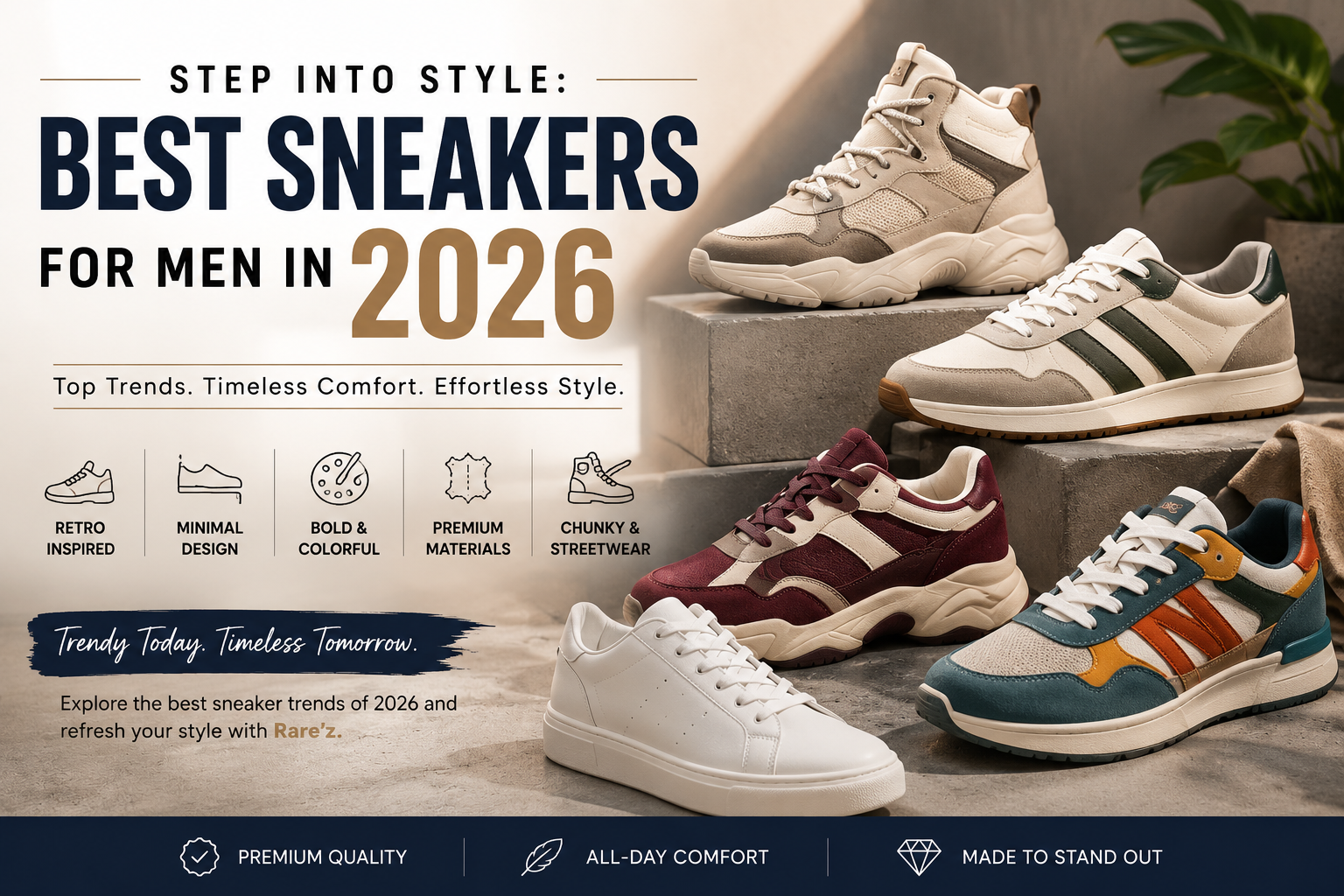 Step into Style: Best Sneakers for Men in 2026