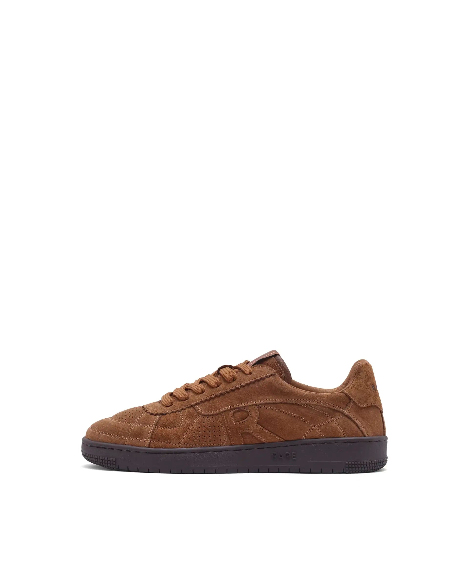 Rare Rabbit Men Ragner Camel Lace-Up Closure Sneaker