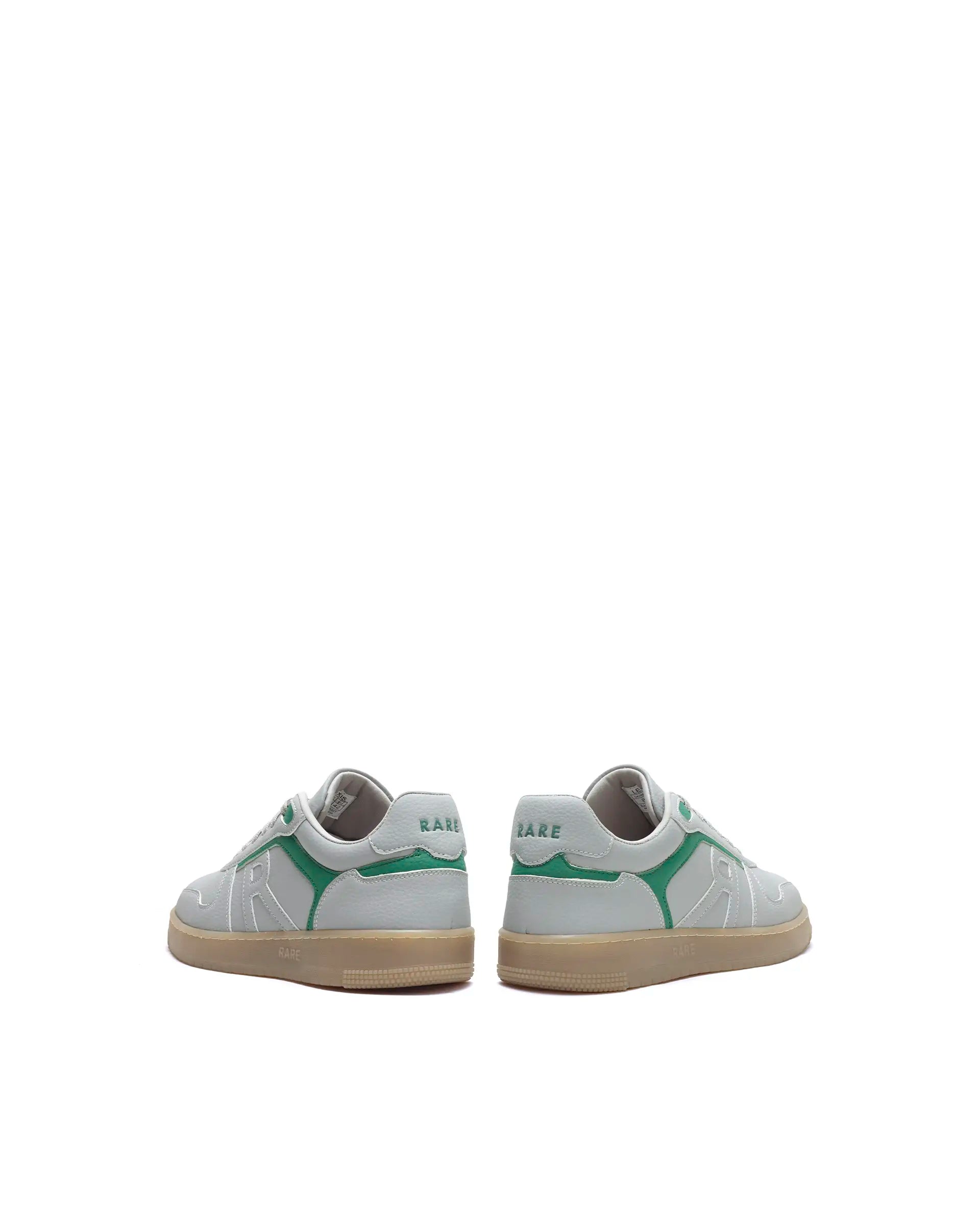 Rare Rabbit Men's Lexis Grey Micro Leather Sneaker