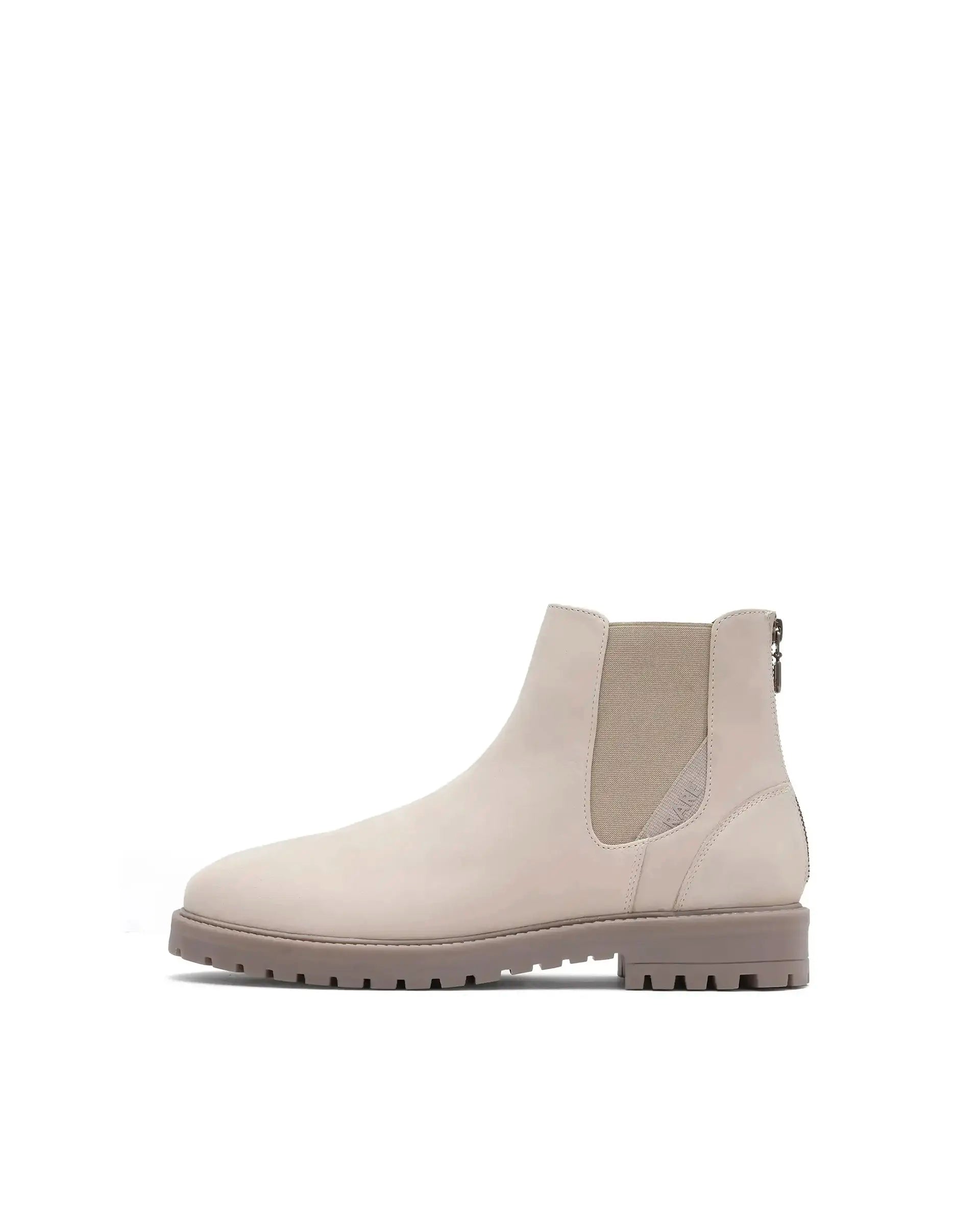 Rare Rabbit Men's Gum Pro Ivory Classic Chelsea Boot