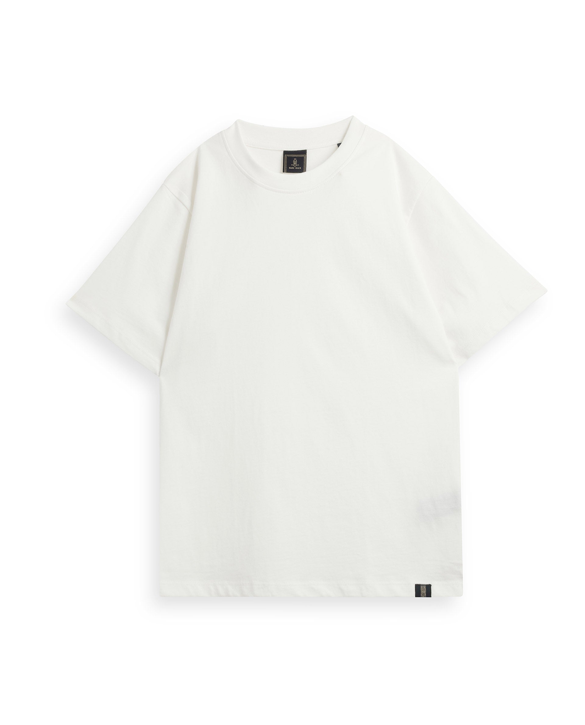 Rare Ones Kids Trio-3 Offwhite, Grey Melange, Navy Cotton Half Sleeve Plain Slip-On Closure Regular Fit T-Shirts (Pack Of 3)