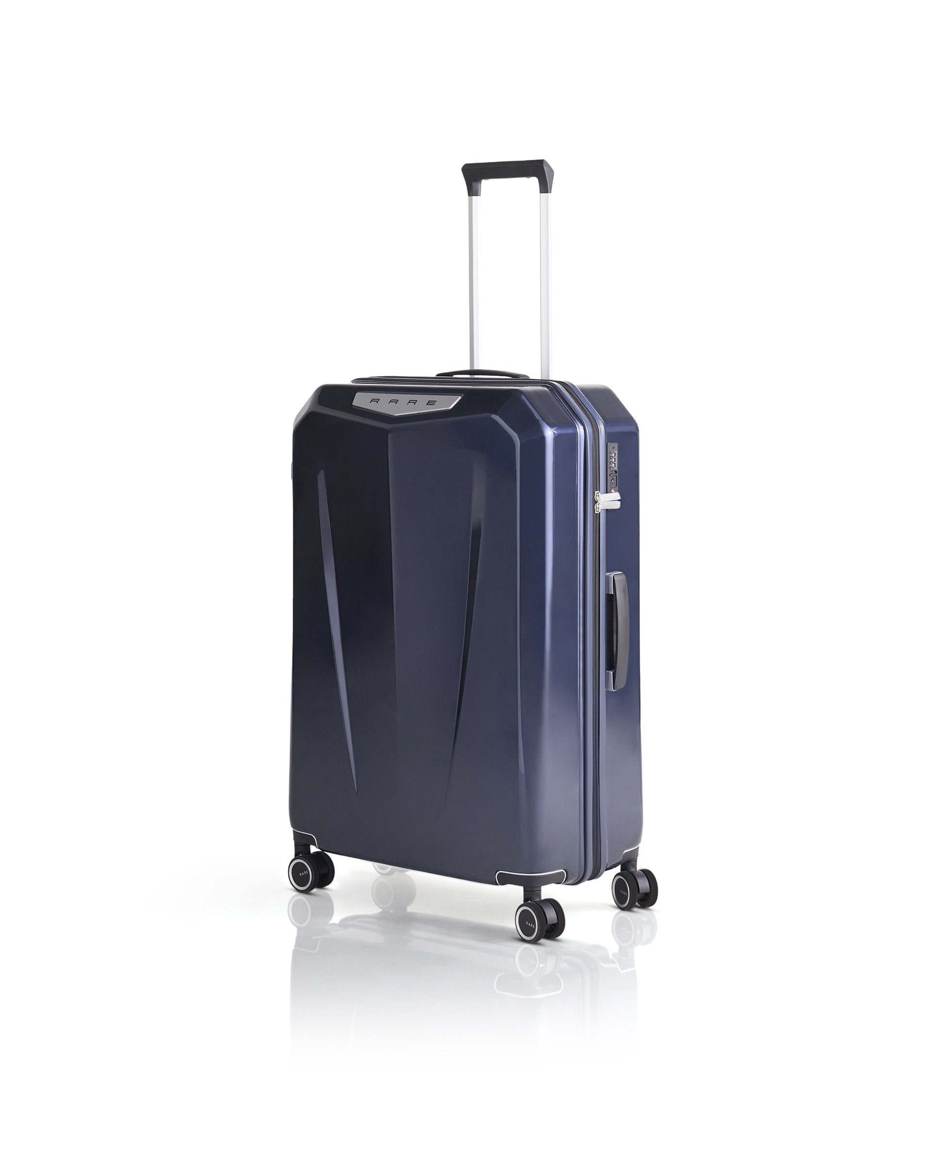 Rare Rabbit Gallardo Blue Impact-Resistant Hard Shell Trolley Bag