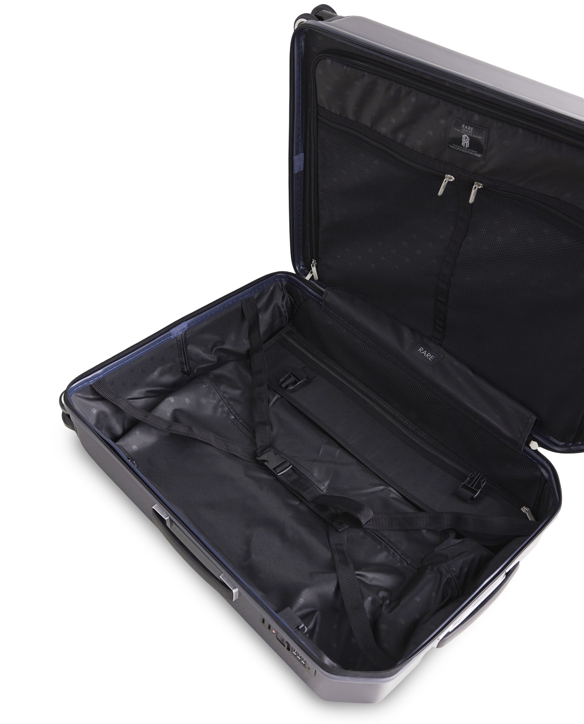 Rare Rabbit Gallardo Blue Impact-Resistant Hard Shell Trolley Bag