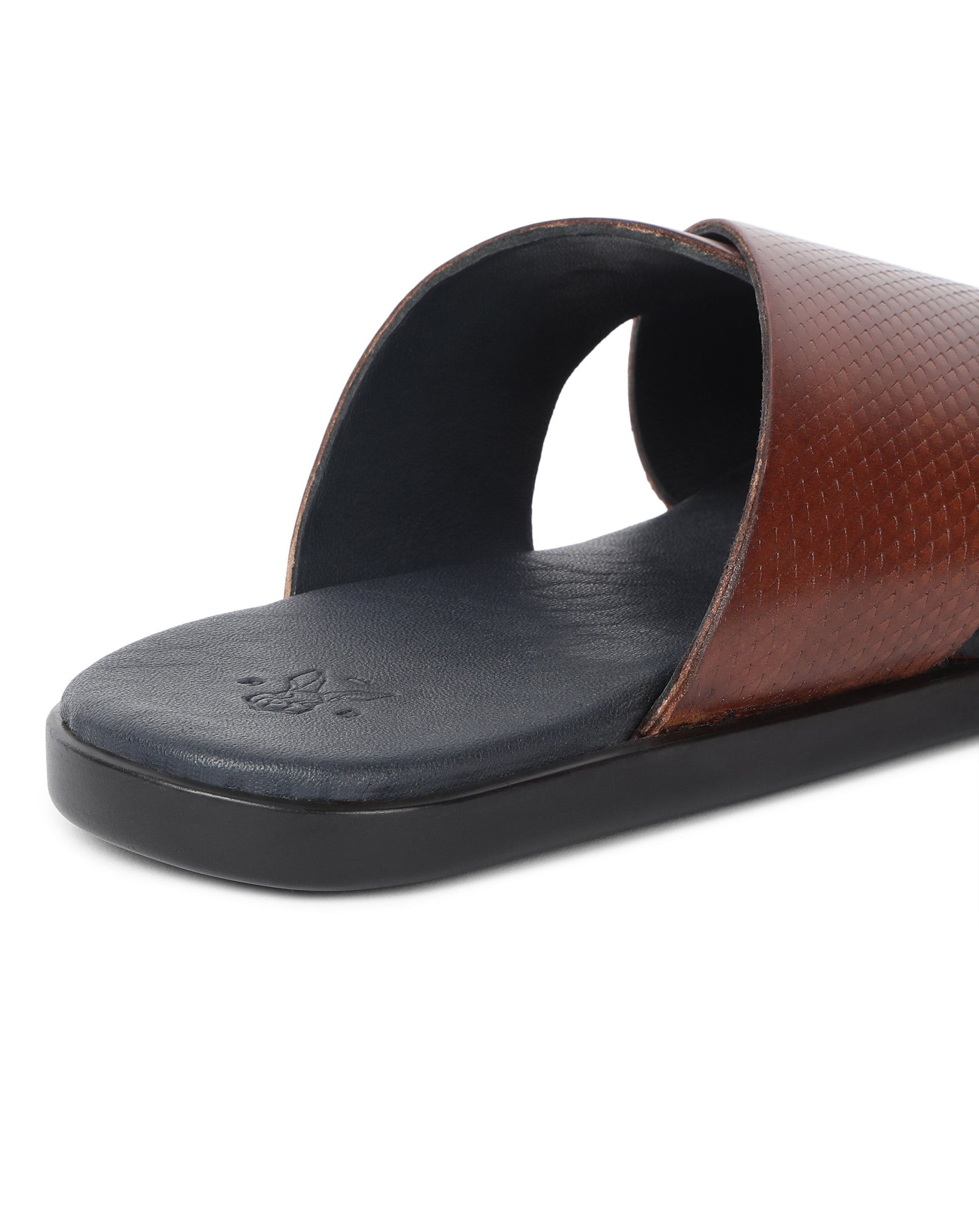 Mens sales leather sliders