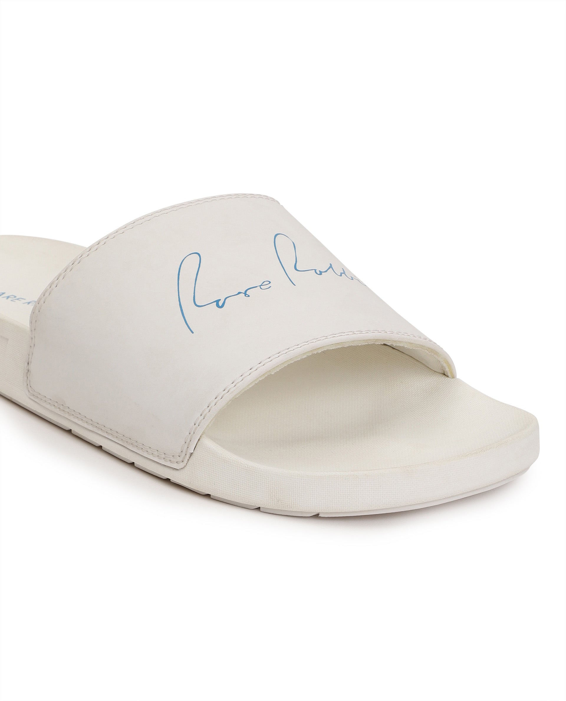 Rare Rabbit Men s Kingsmead White Smart Casual Sliders