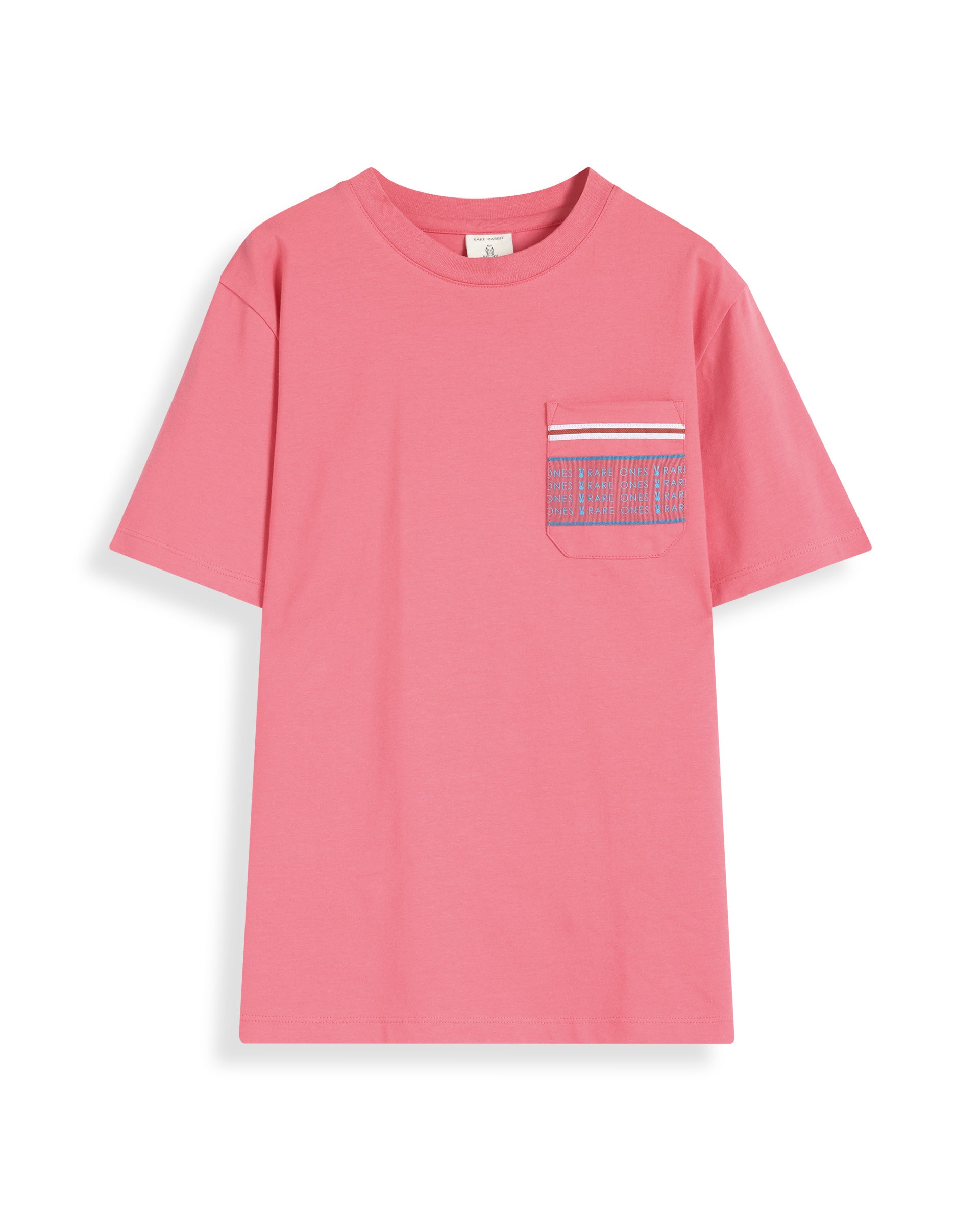 Rare Ones Kids Mitch Pink Cotton Full Sleeves Crew Neck Statement Print T-Shirt