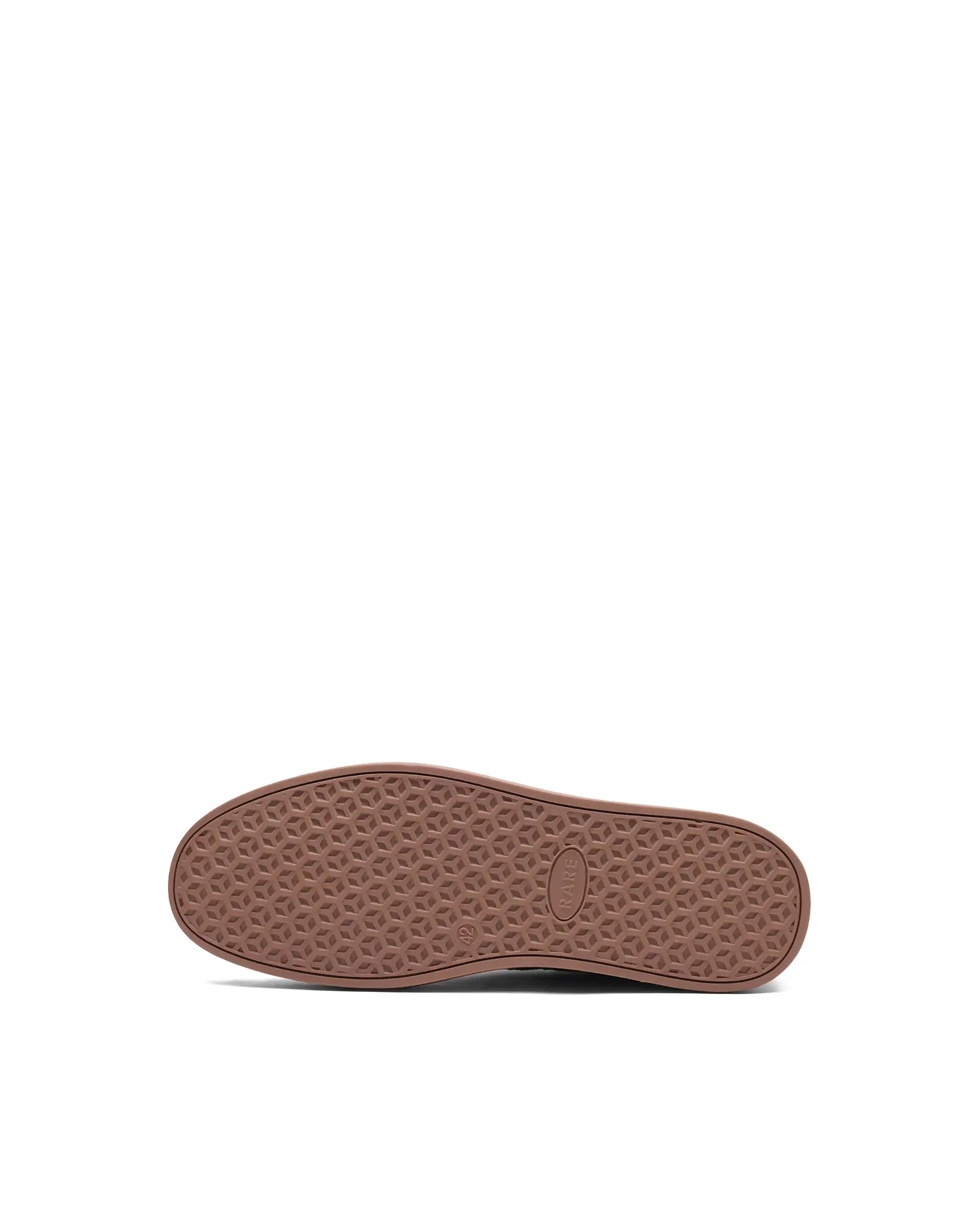 Rare Rabbit Men's Sauron 77 Dark Brown Canvas Fabric Sneaker