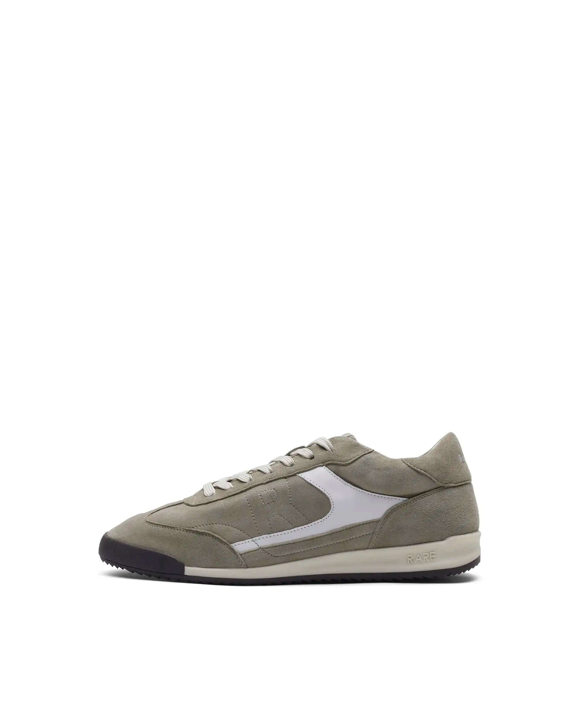 Rare Rabbit Men's Flux Dark Fawn Suede Sneaker