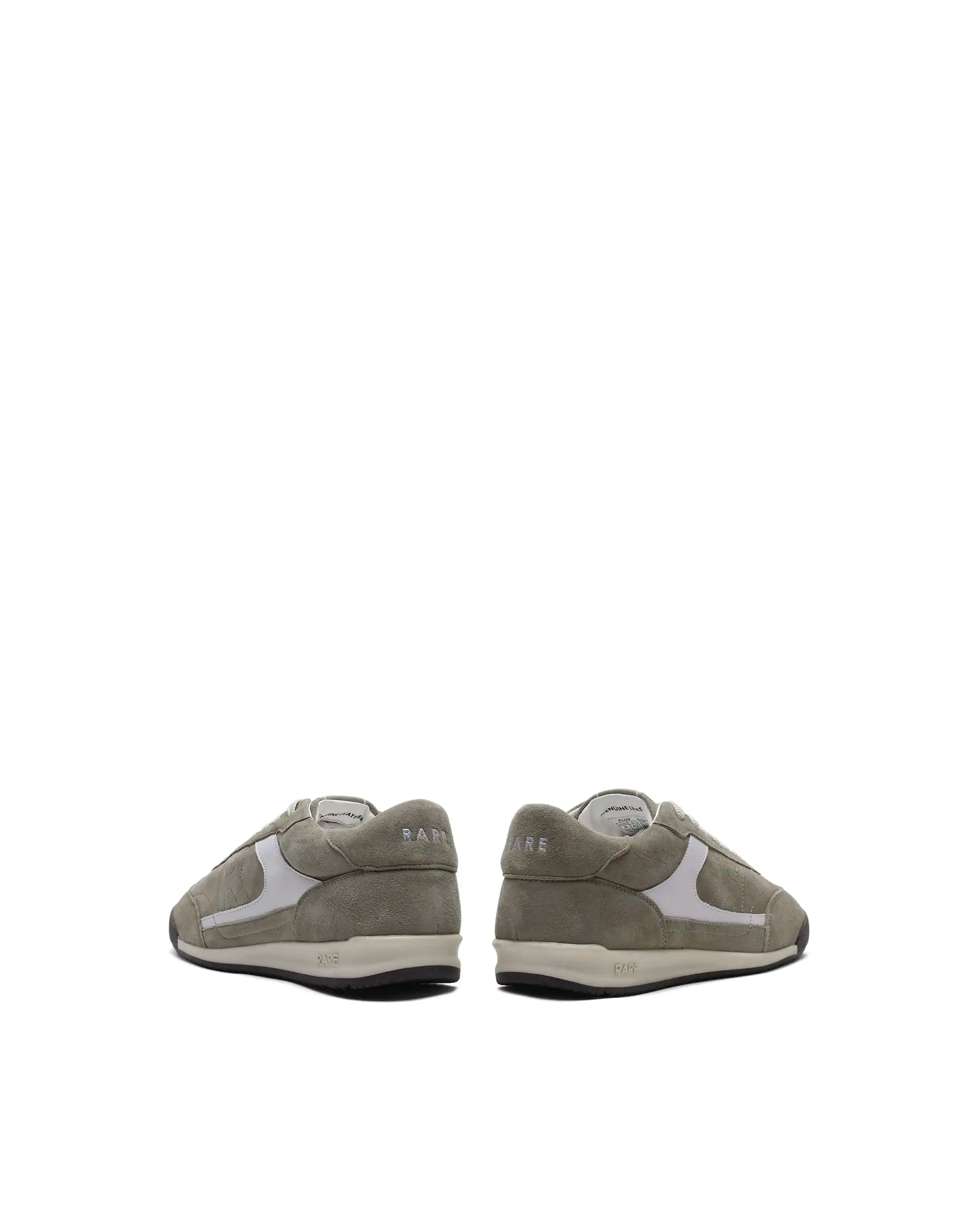 Rare Rabbit Men's Flux Dark Fawn Suede Sneaker