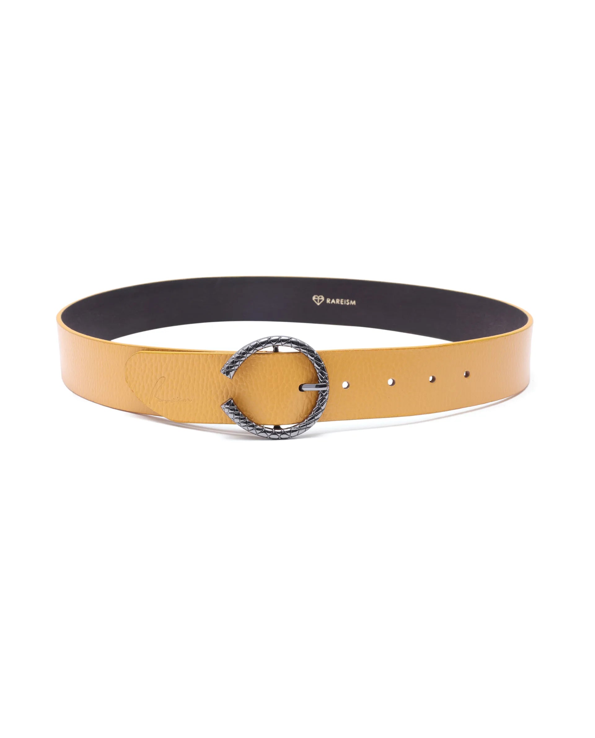 Rareism Women Slate Mustard Belt