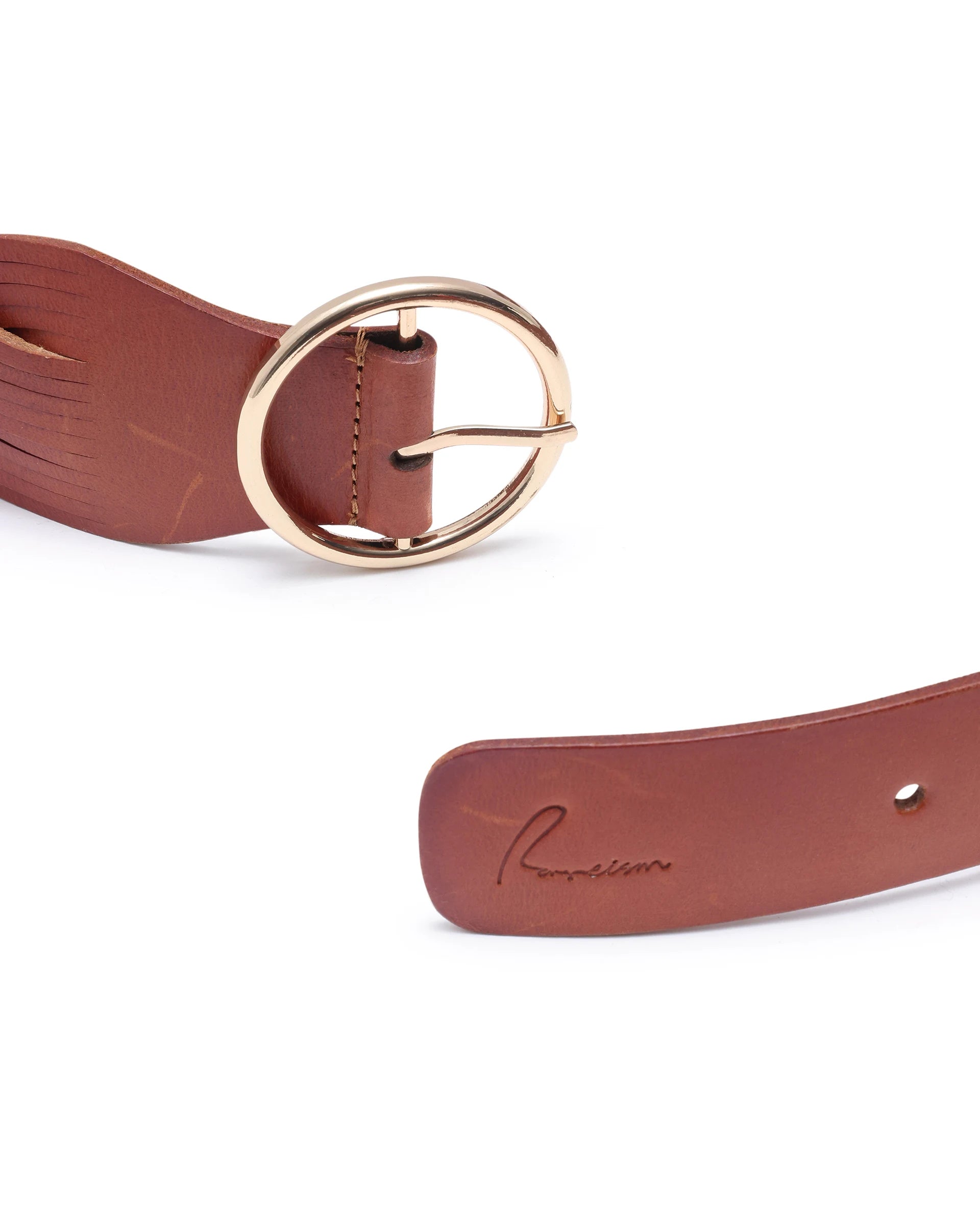 Rareism Women Sterling Tan Belt