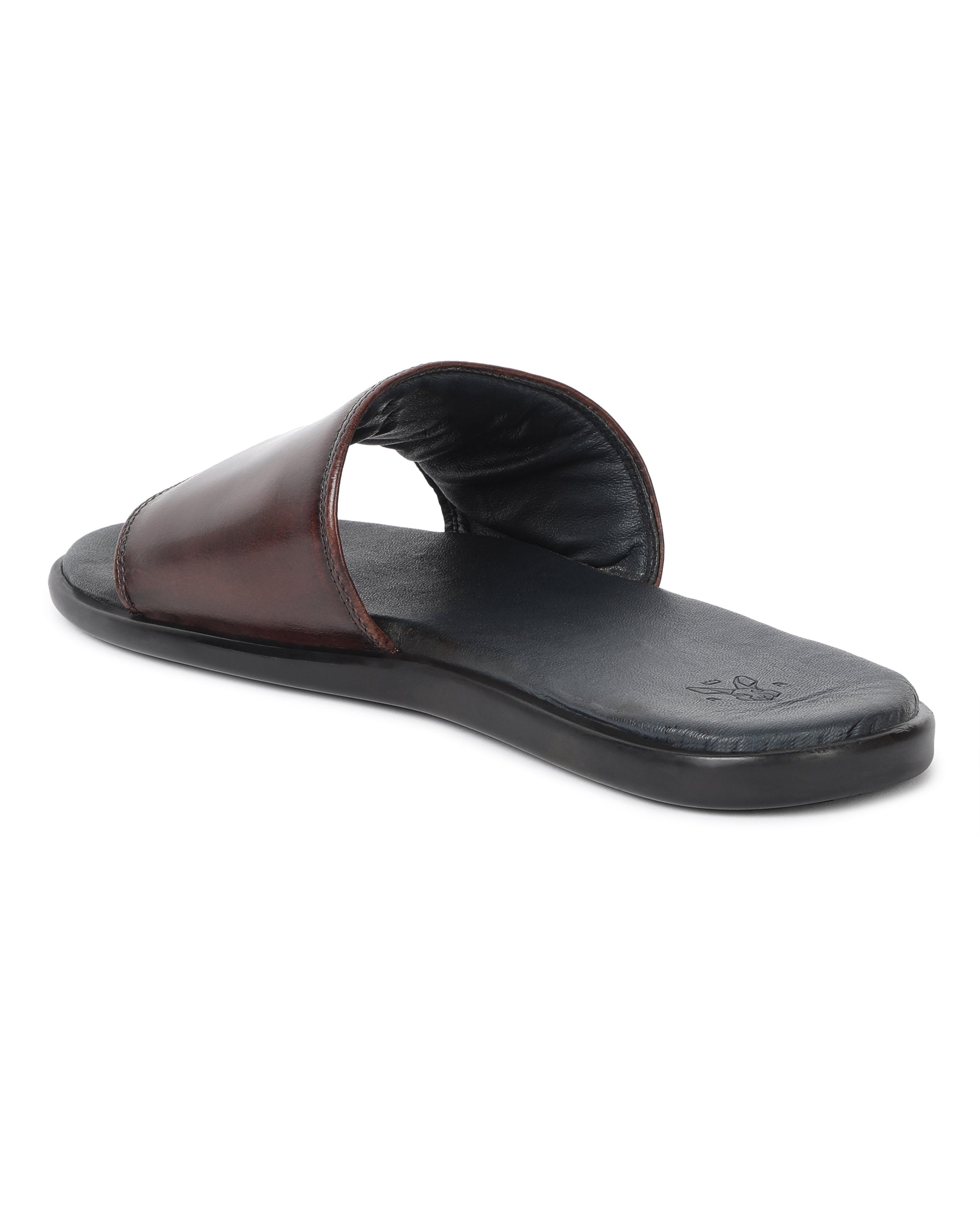 Mens on sale leather sliders