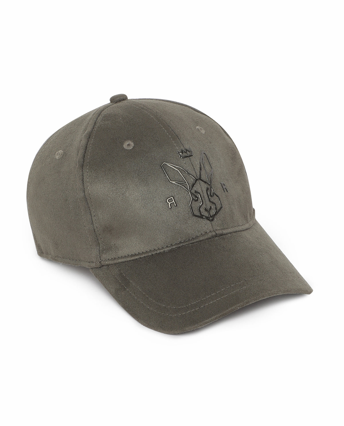 RARE RABBIT KEVIN-2 PRIMARY OLIVE CAP VELVET FABRIC