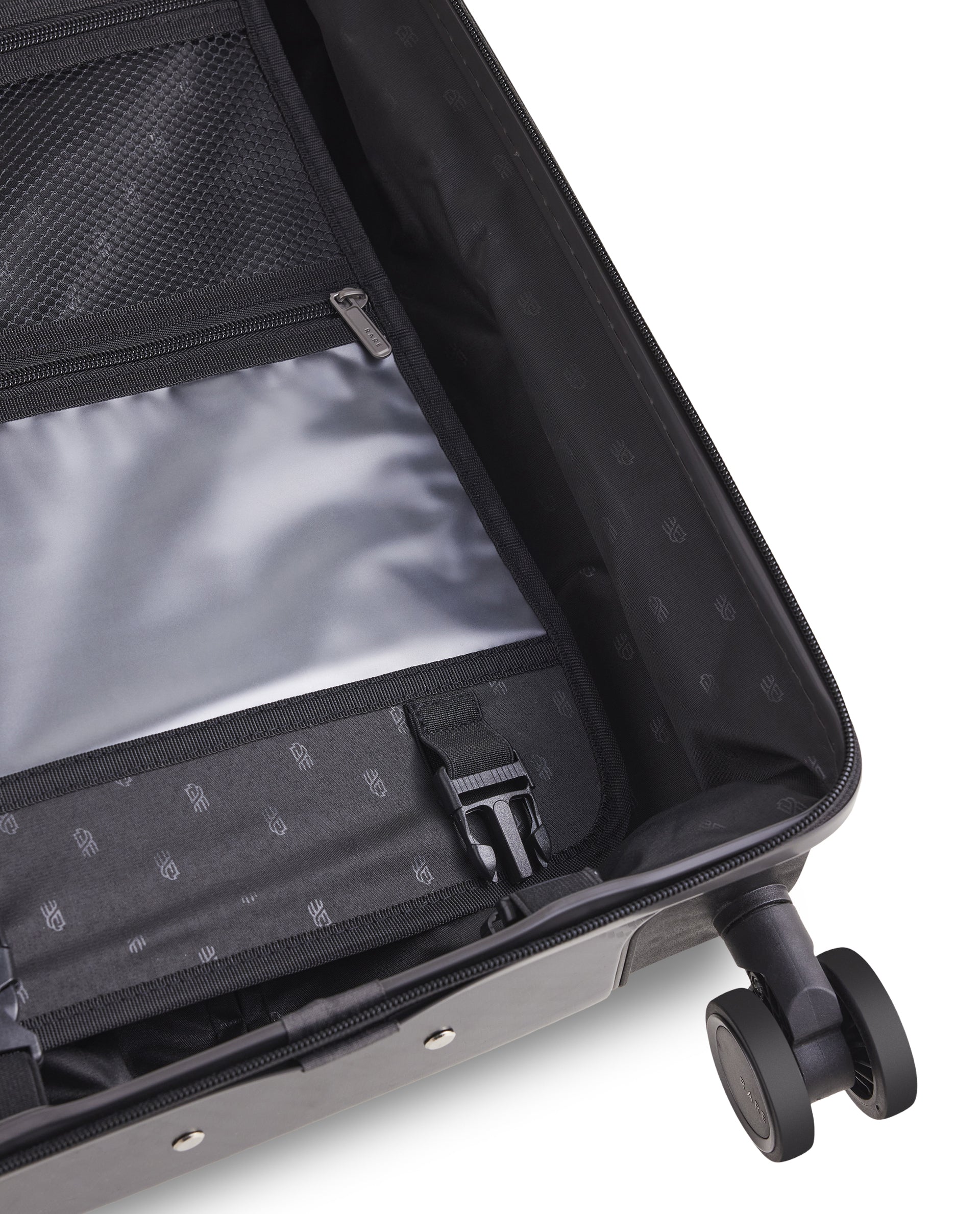Rare Rabbit Gallardo Grey Impact-Resistant Hard Shell Trolley Bag